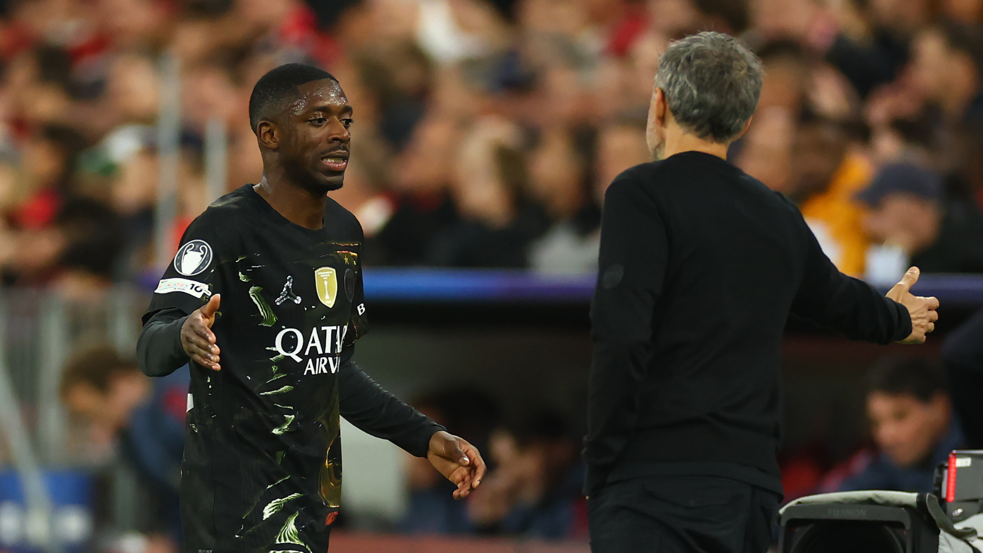 Luis Enrique lauds leader Dembele 