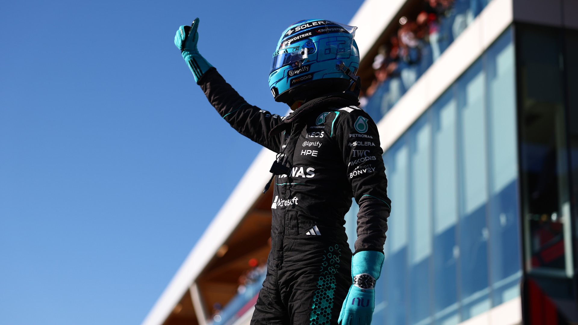 Russell takes sprint pole in Canada