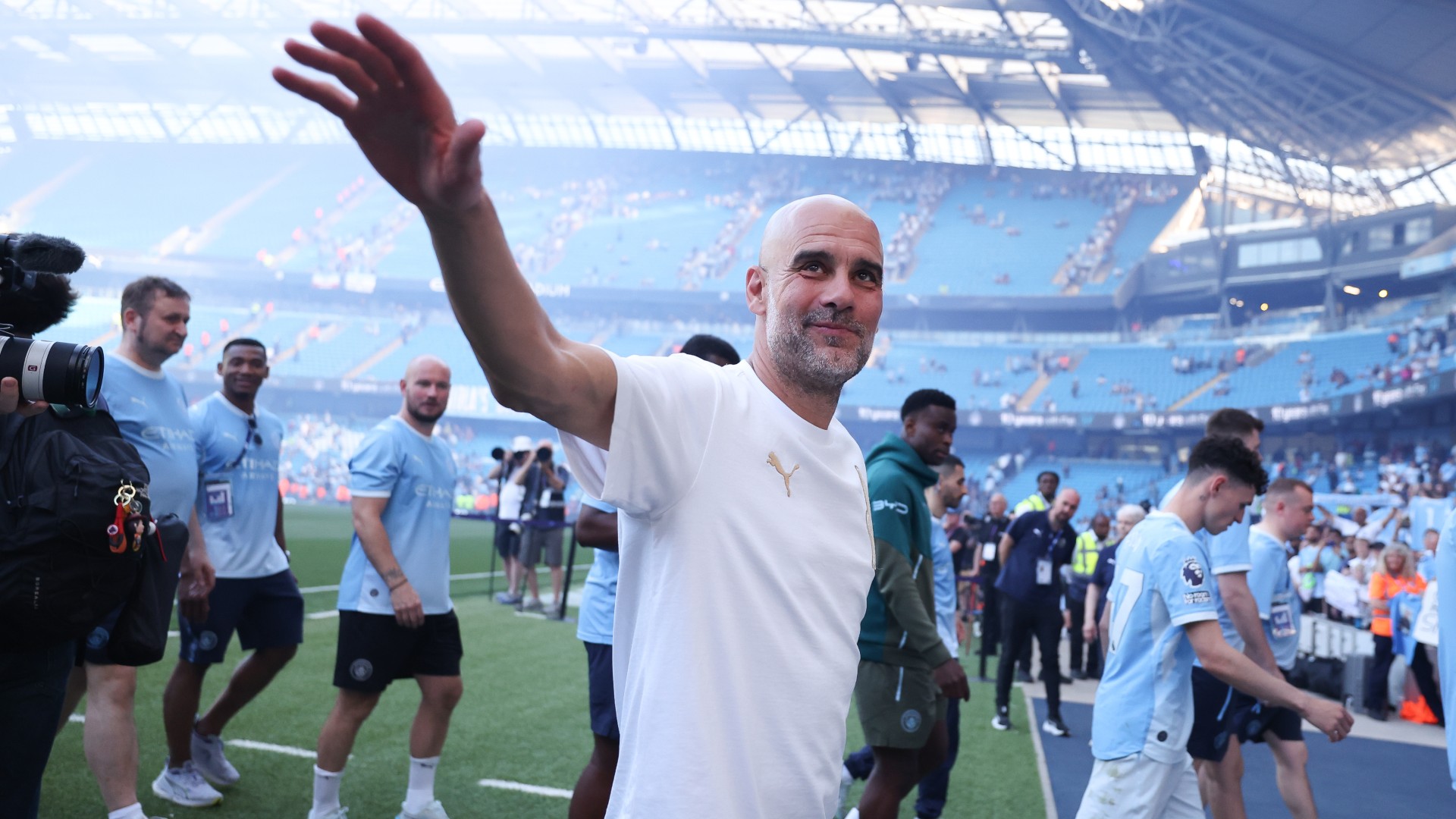 Pep says emotional Man City goodbye