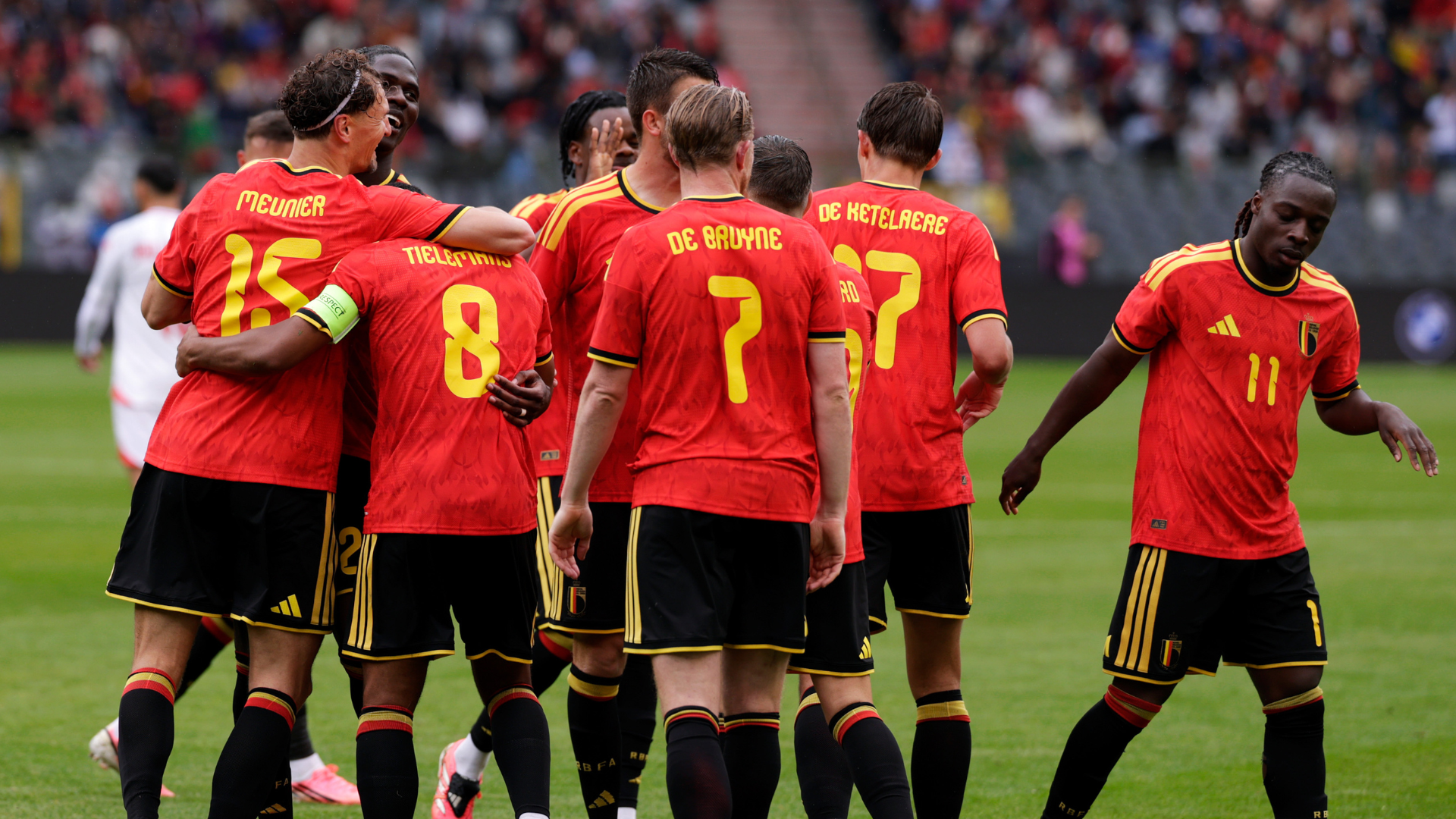 Report: Belgium 5-0 Tunisia