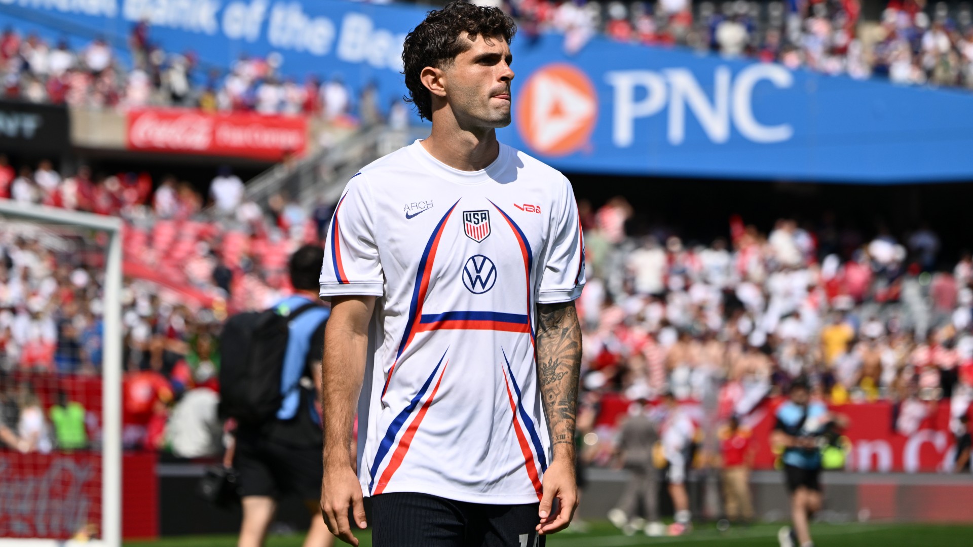 Pulisic embracing USA WC pressure