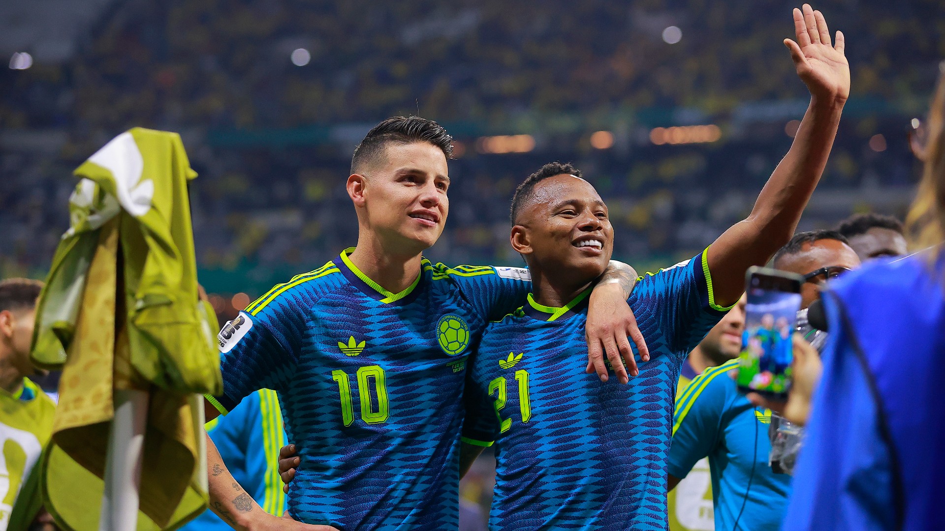 James revels in Colombia win