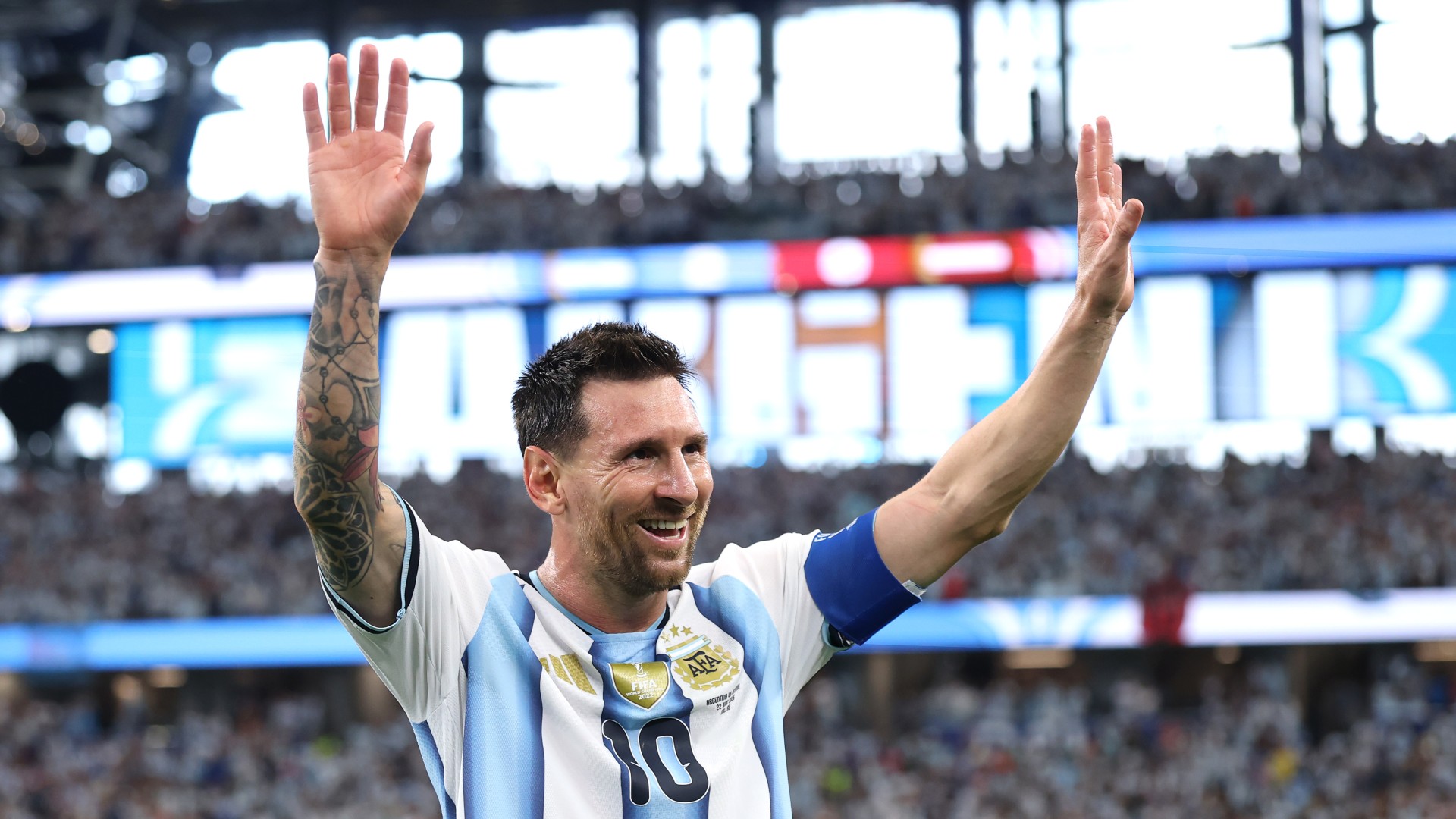 'Tired' Messi enjoys new record