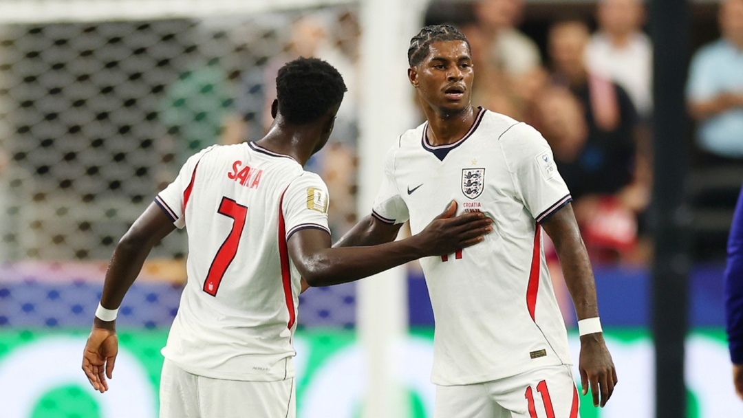 Shearer calls out Rashford and Saka at half-time — photo: beinsports.com
