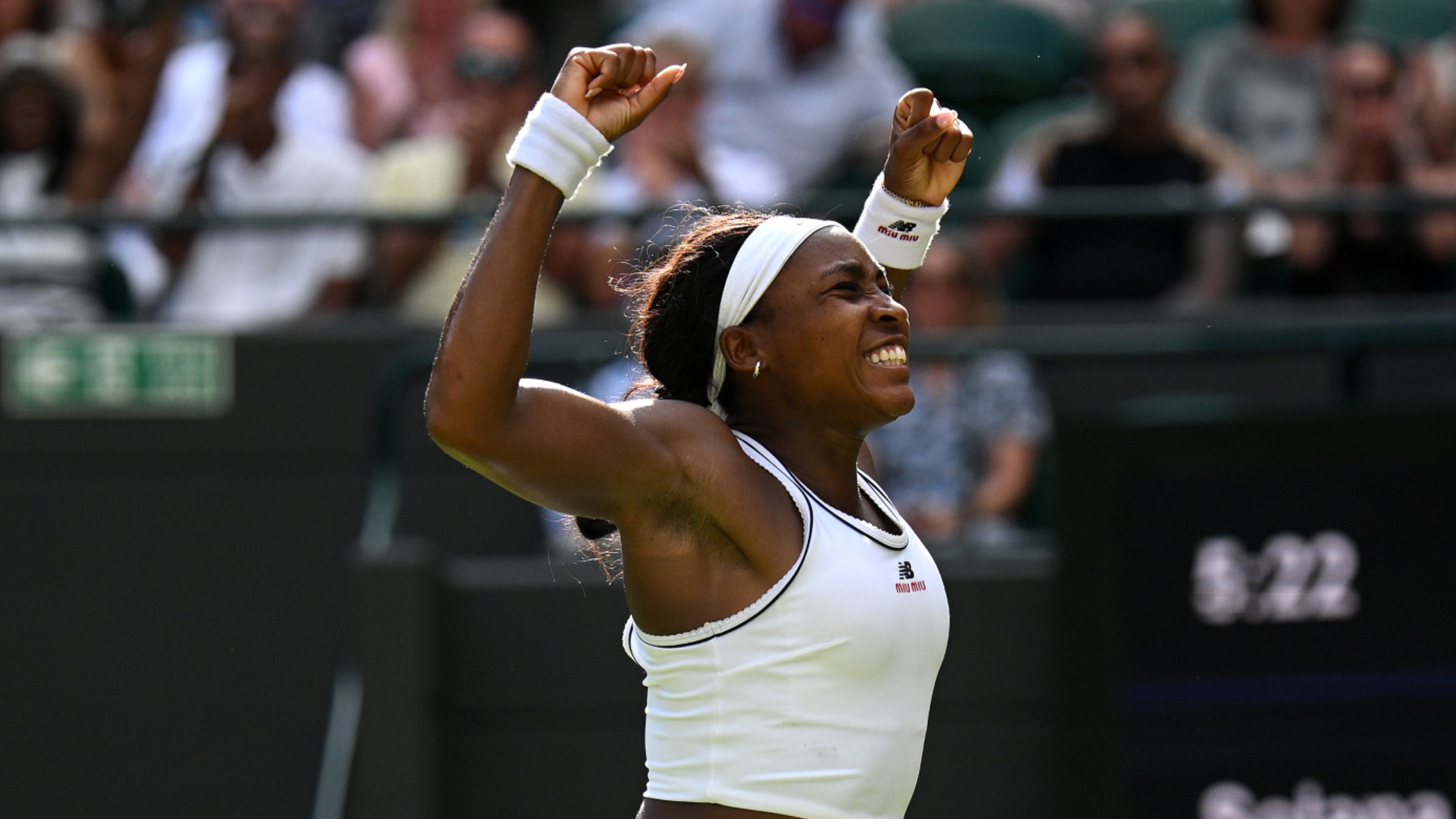Gauff battles back from the brink