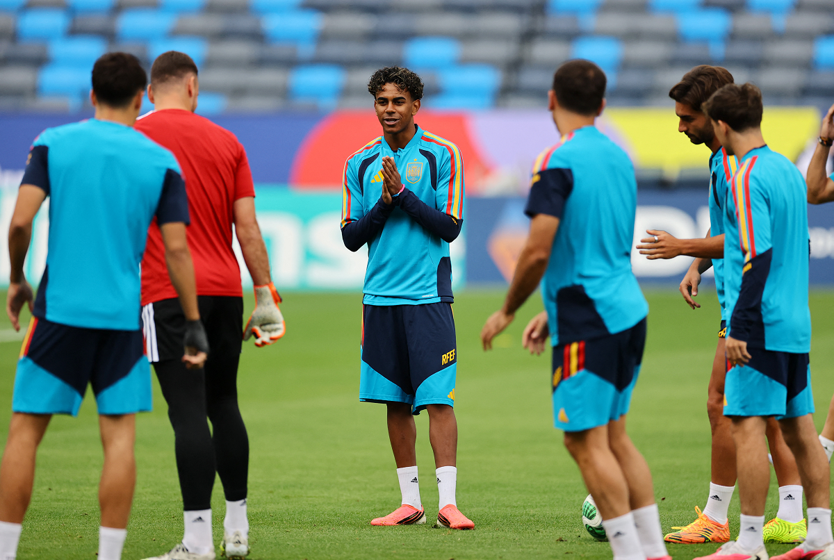 Spain training