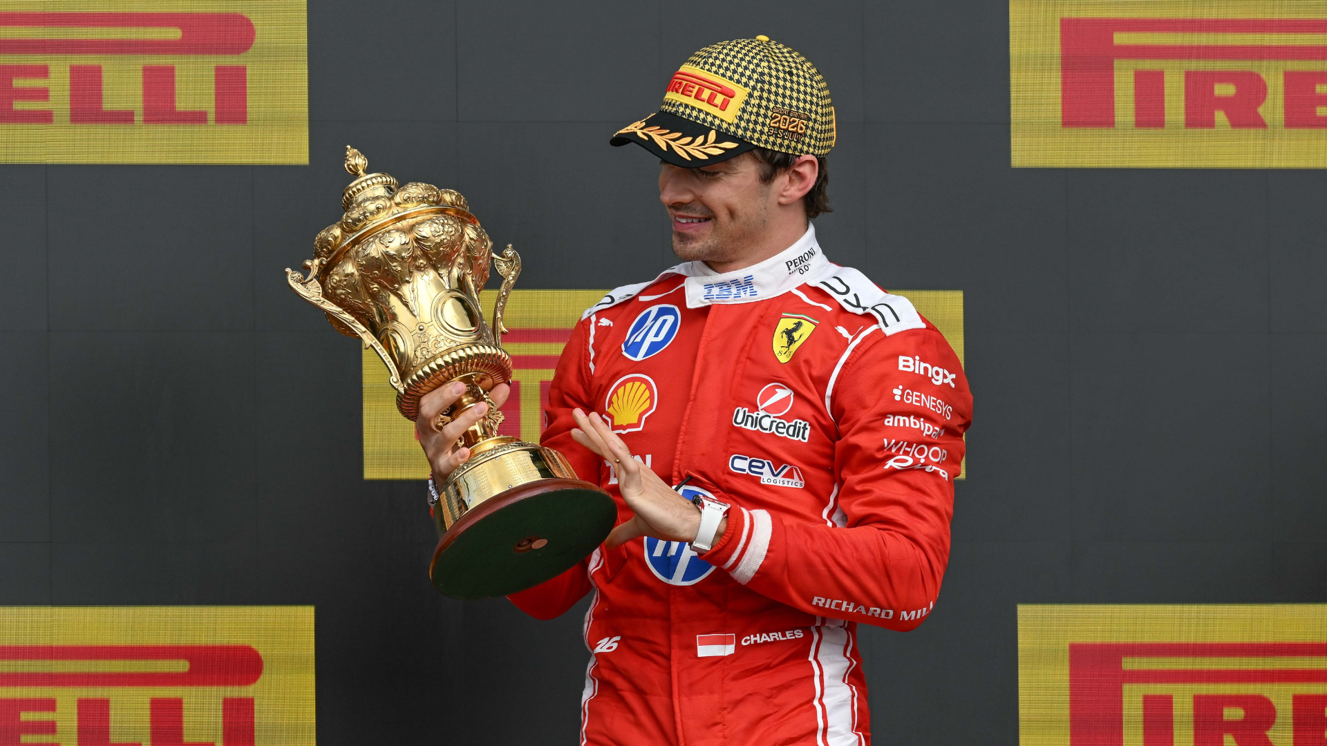 Leclerc: Silverstone win incredible