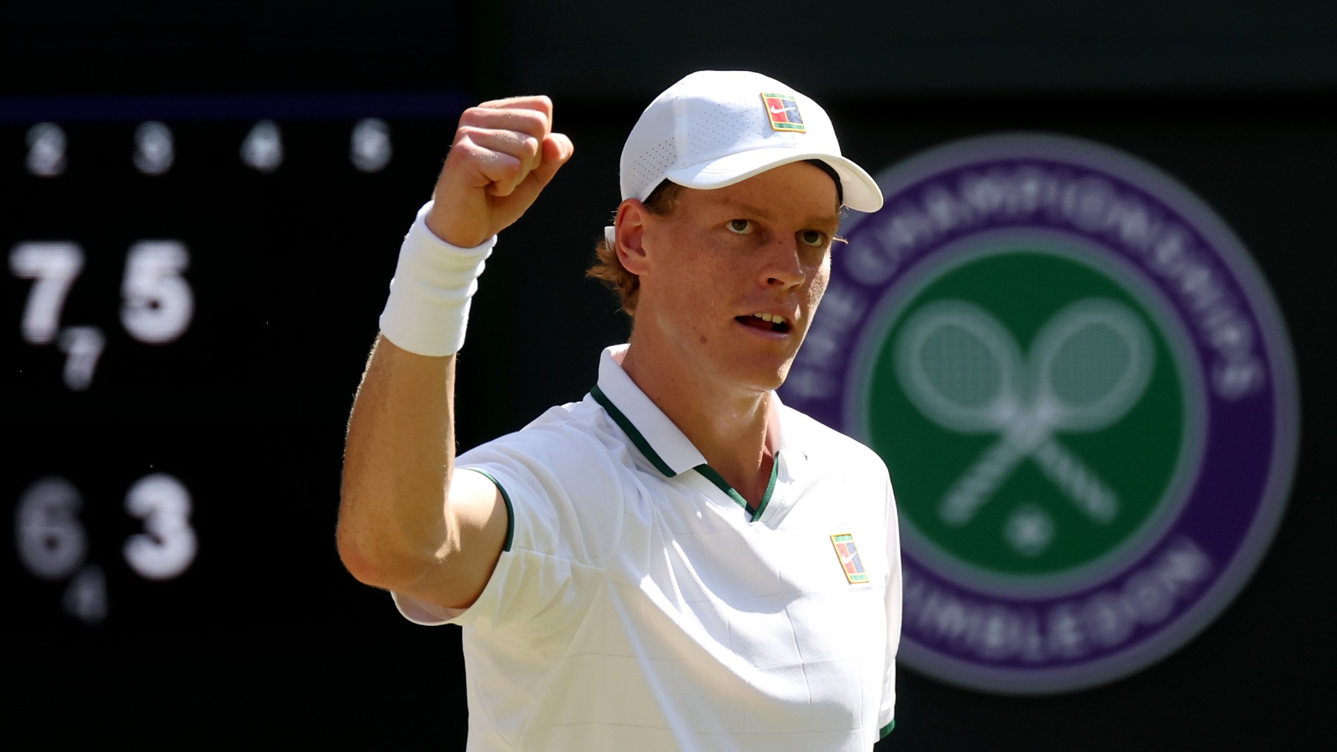 Sinner through to Wimbledon SFs