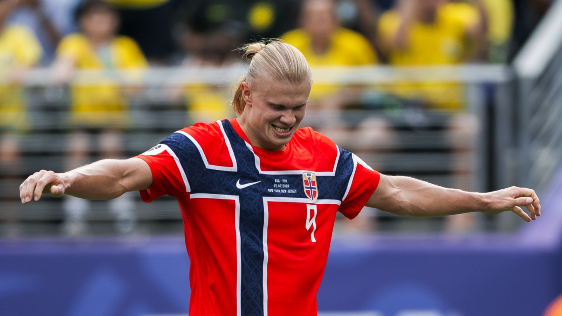 Haaland puts pressure on England