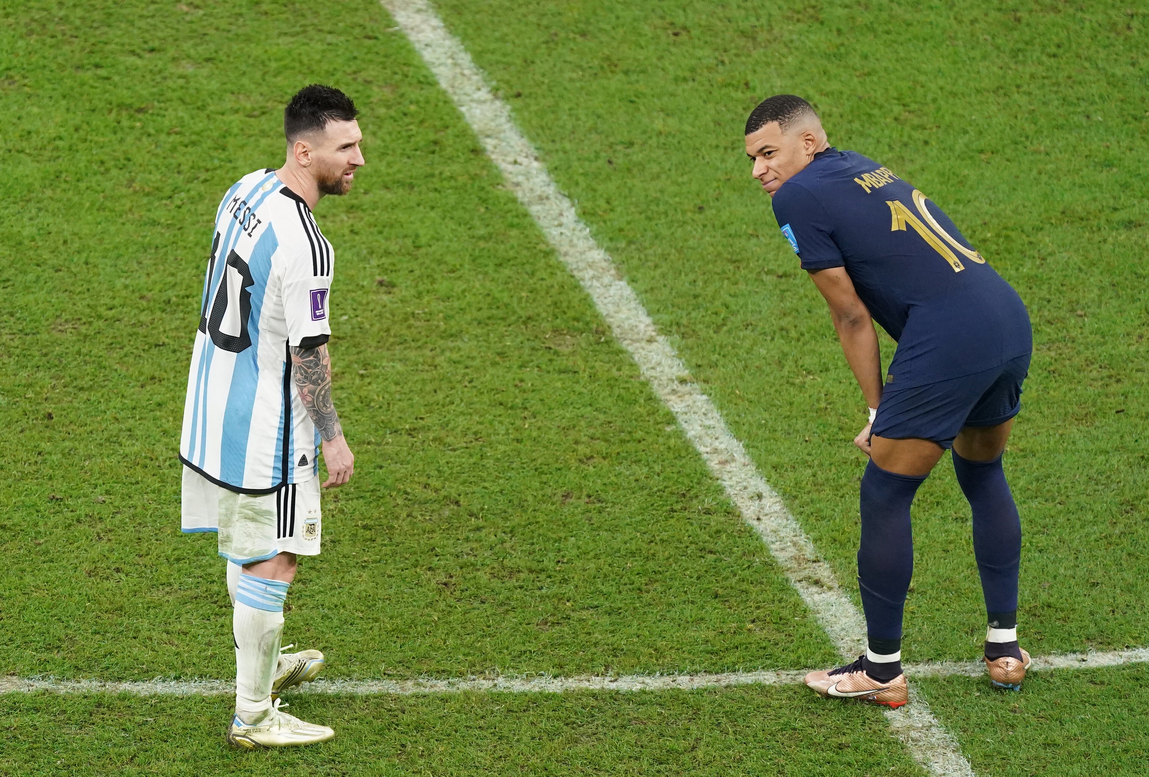 Mbappé Messi