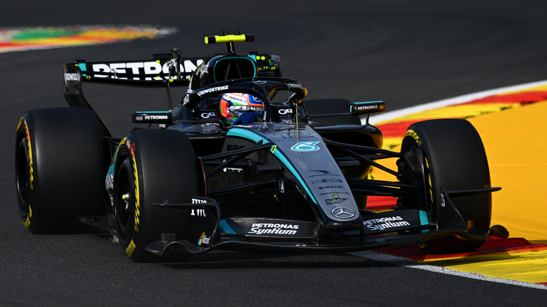 Antonelli tops Belgium timesheet