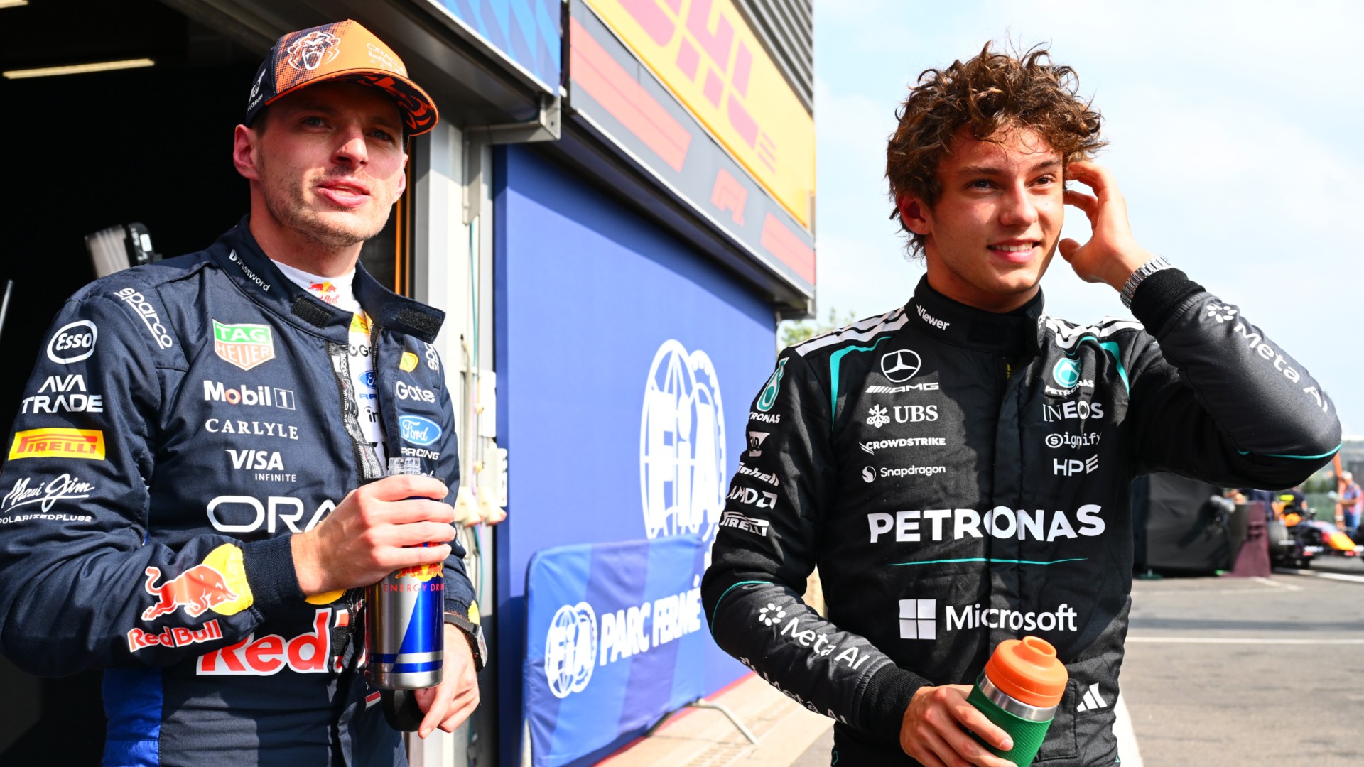 Antonelli takes pole in Belgium