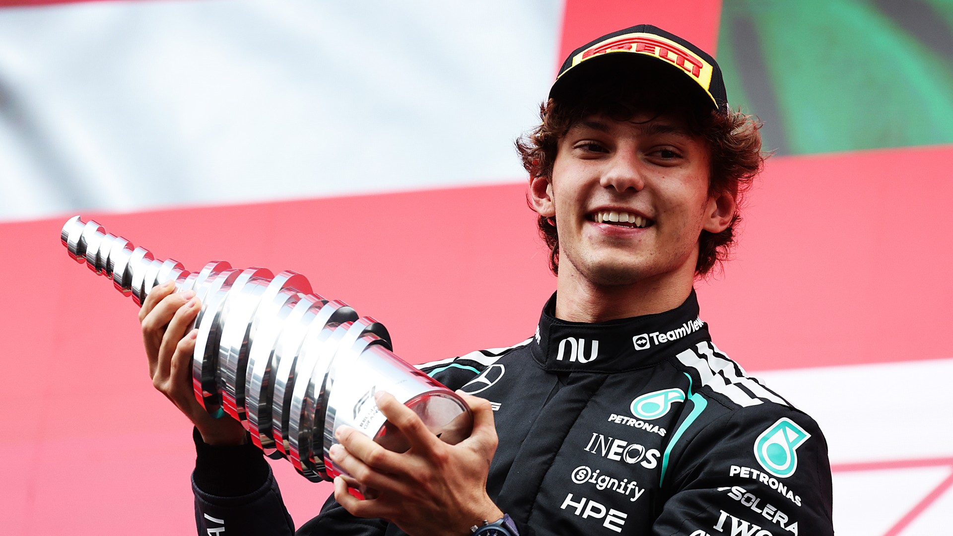 Antonelli wins Belgian GP