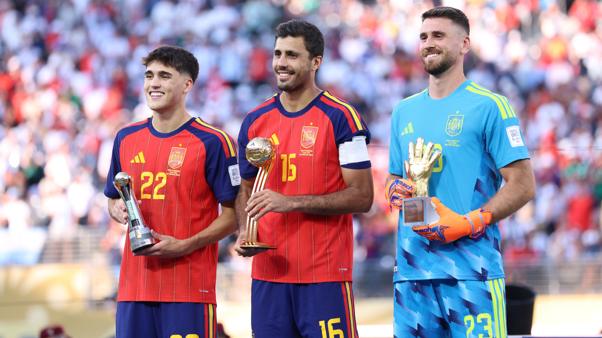 Spain dominate World Cup awards