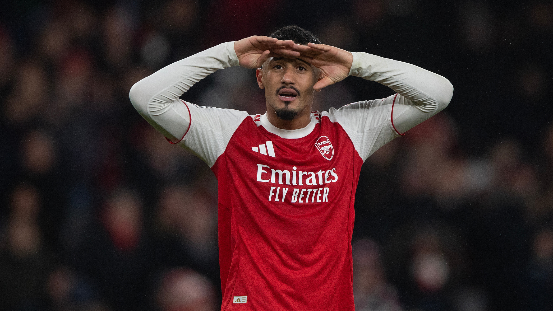 Arsenal's Saliba sidelined