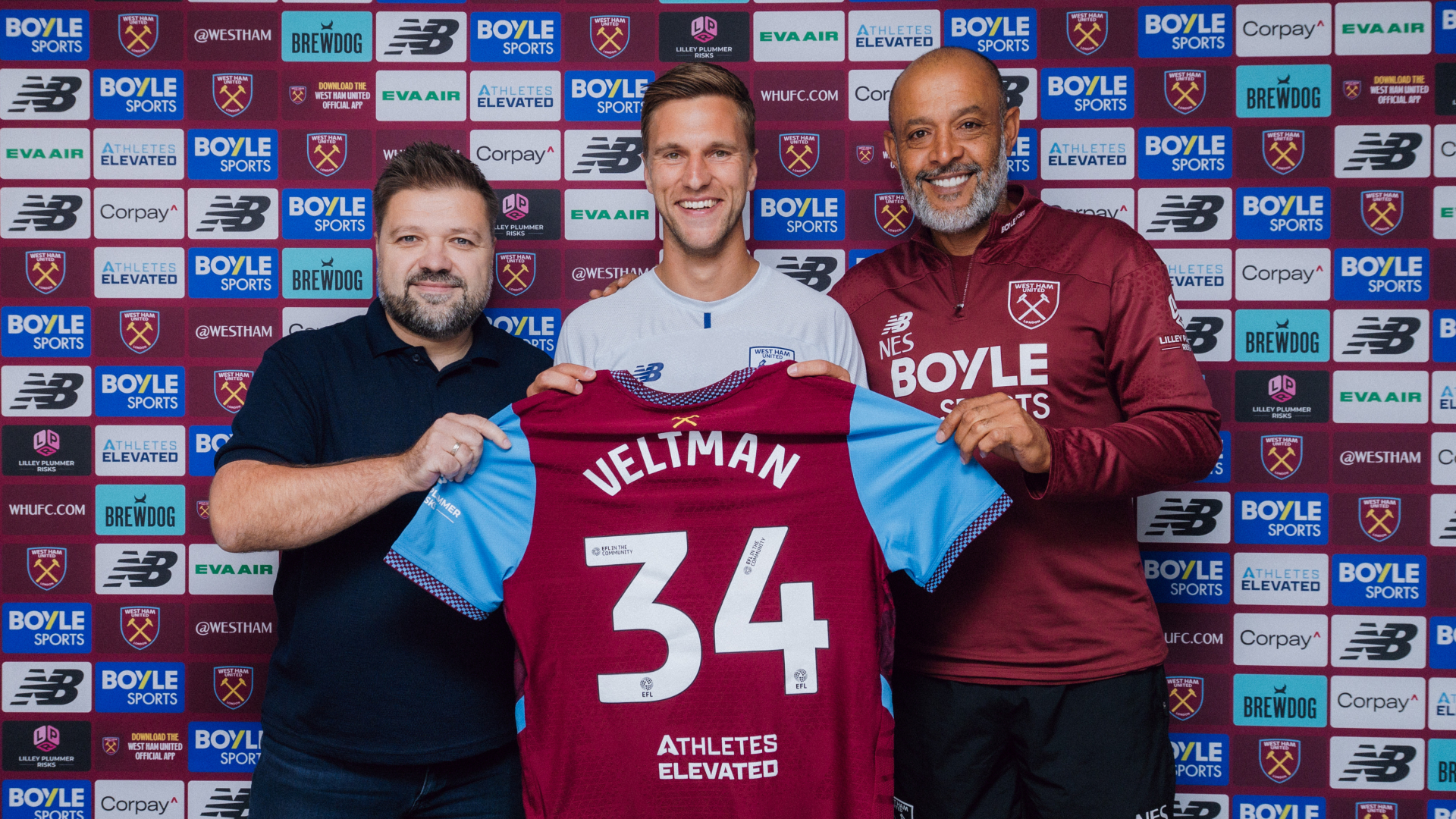 Veltman says West Ham must go up