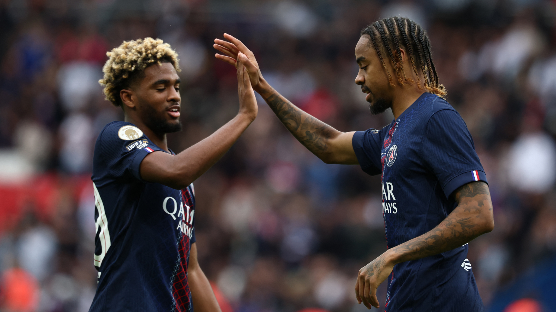 Barcola, Mbaye in PSG squad