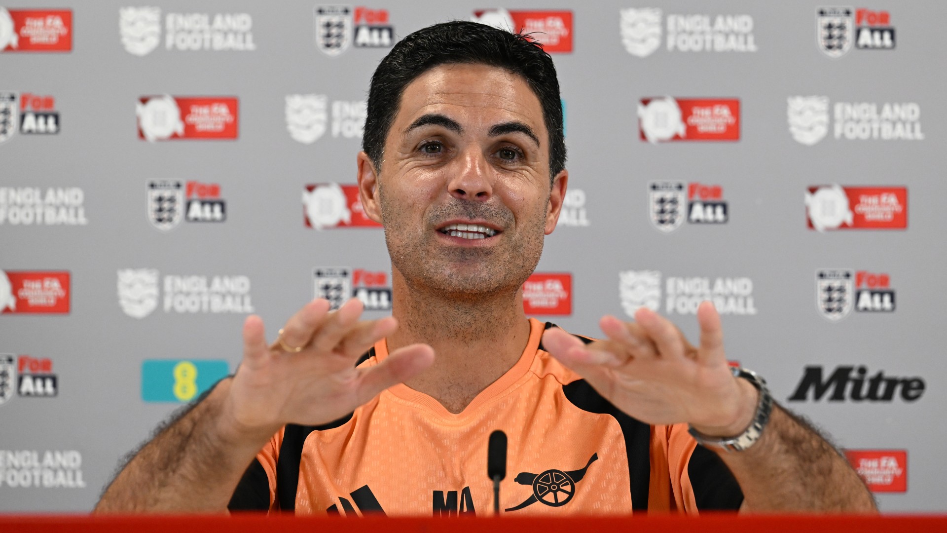 Arteta 'extremely happy' at Arsenal