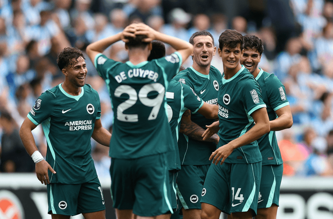 Five-star Brighton crush 10-man Coventry