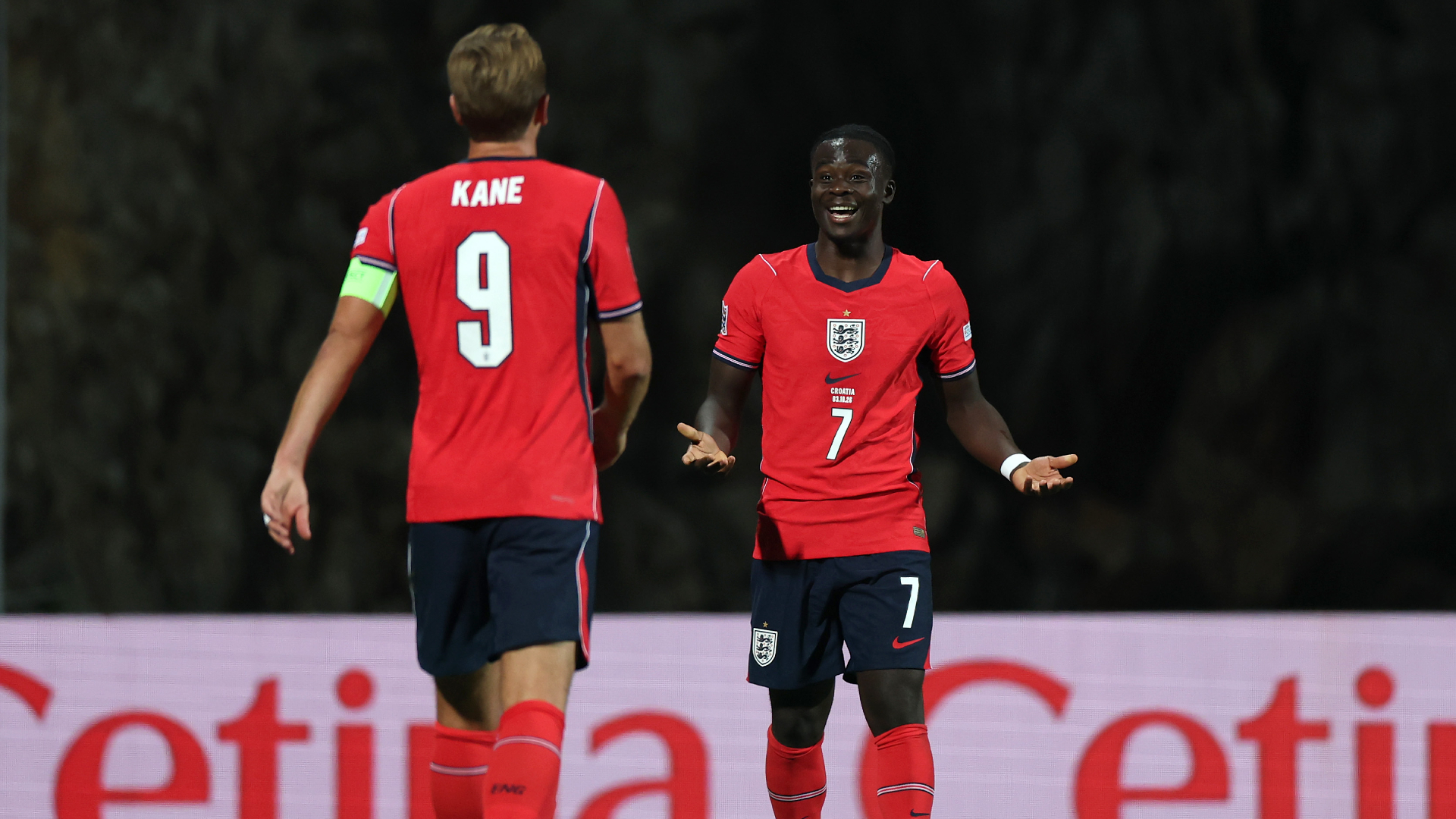 Saka hails relentless England