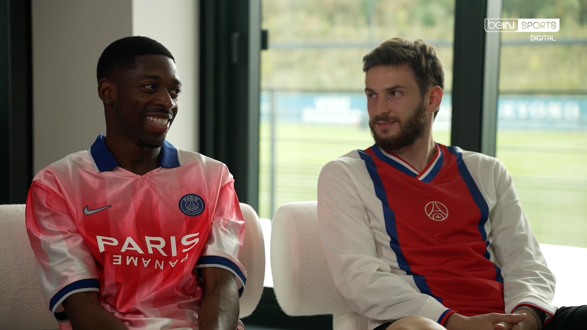Ousmane Dembélé and Khvicha Kvaratskhelia