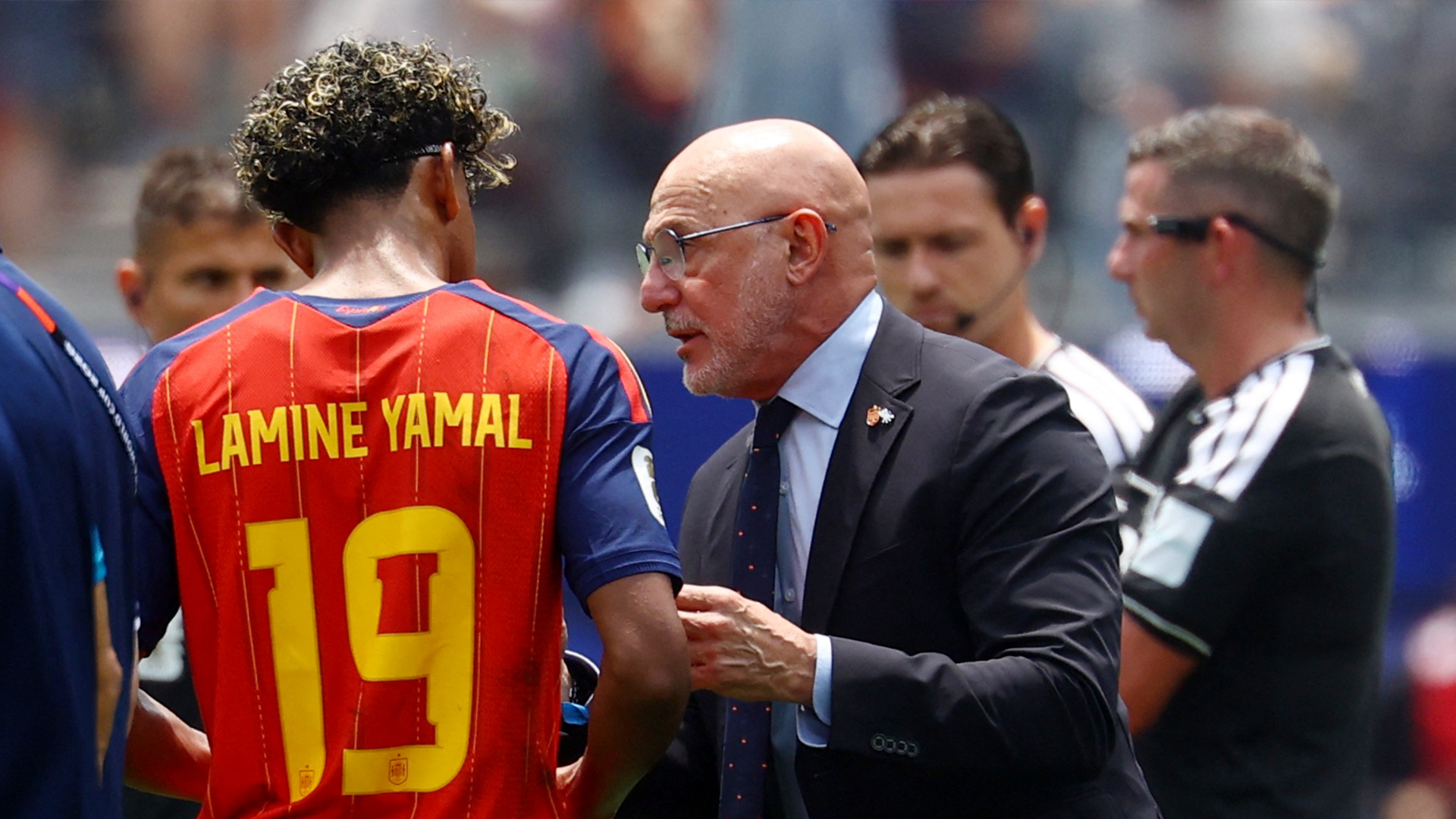 Luis de la Fuente y Lamine Yamal