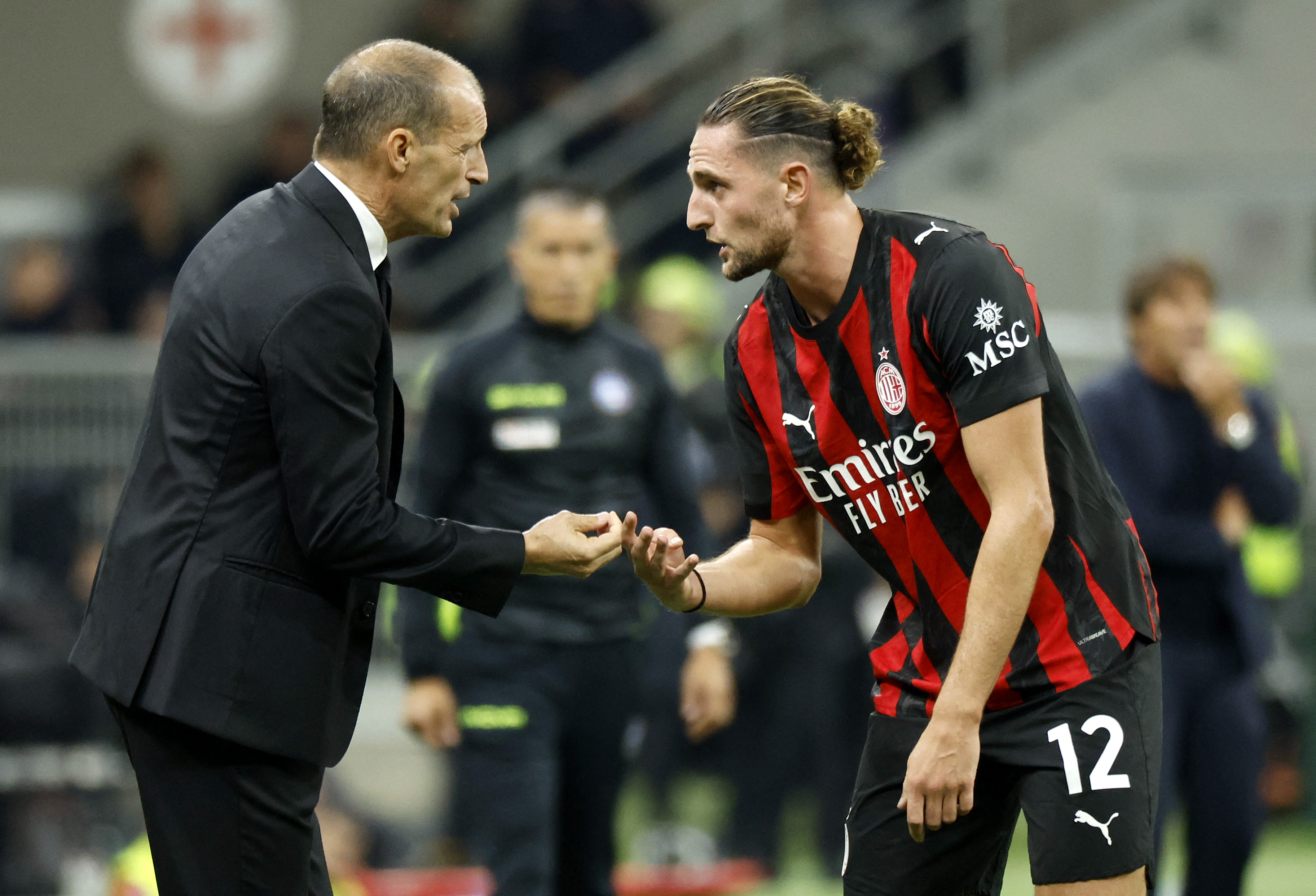 Adrien Rabiot Massimiliano Allegri