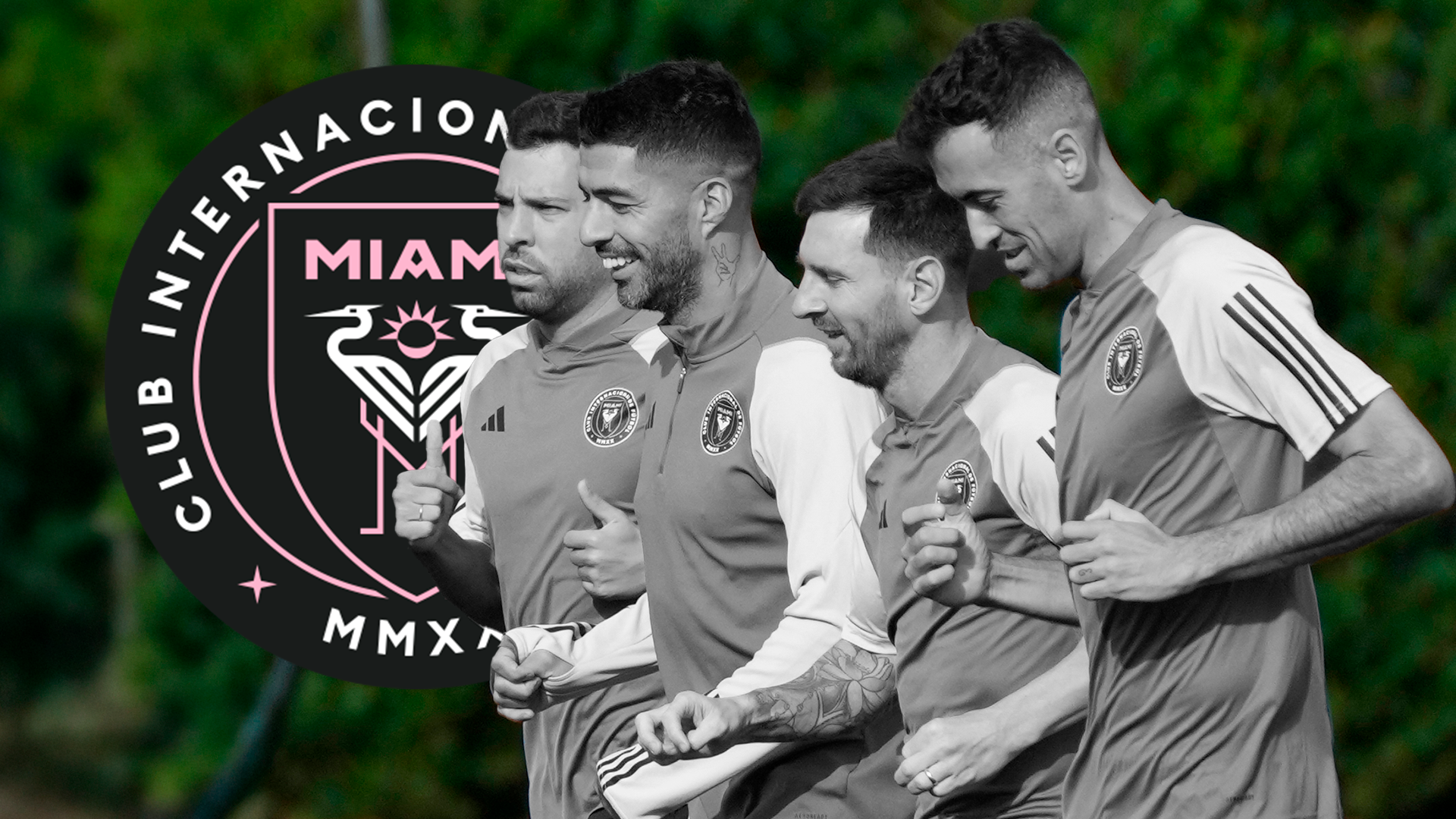 Alba, Suárez, Messi y Busquets