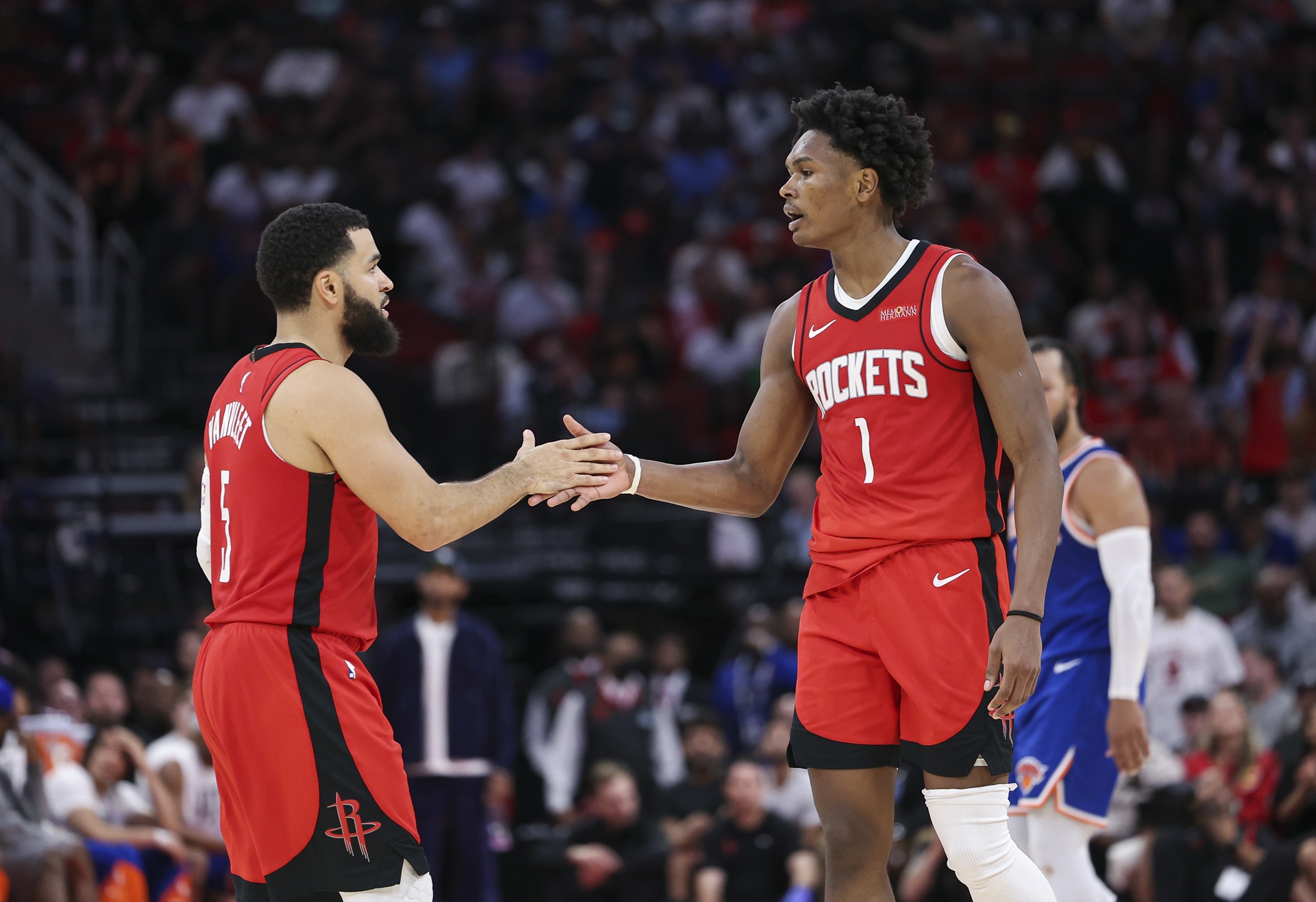 Amen Thompson et Fred VanVleet