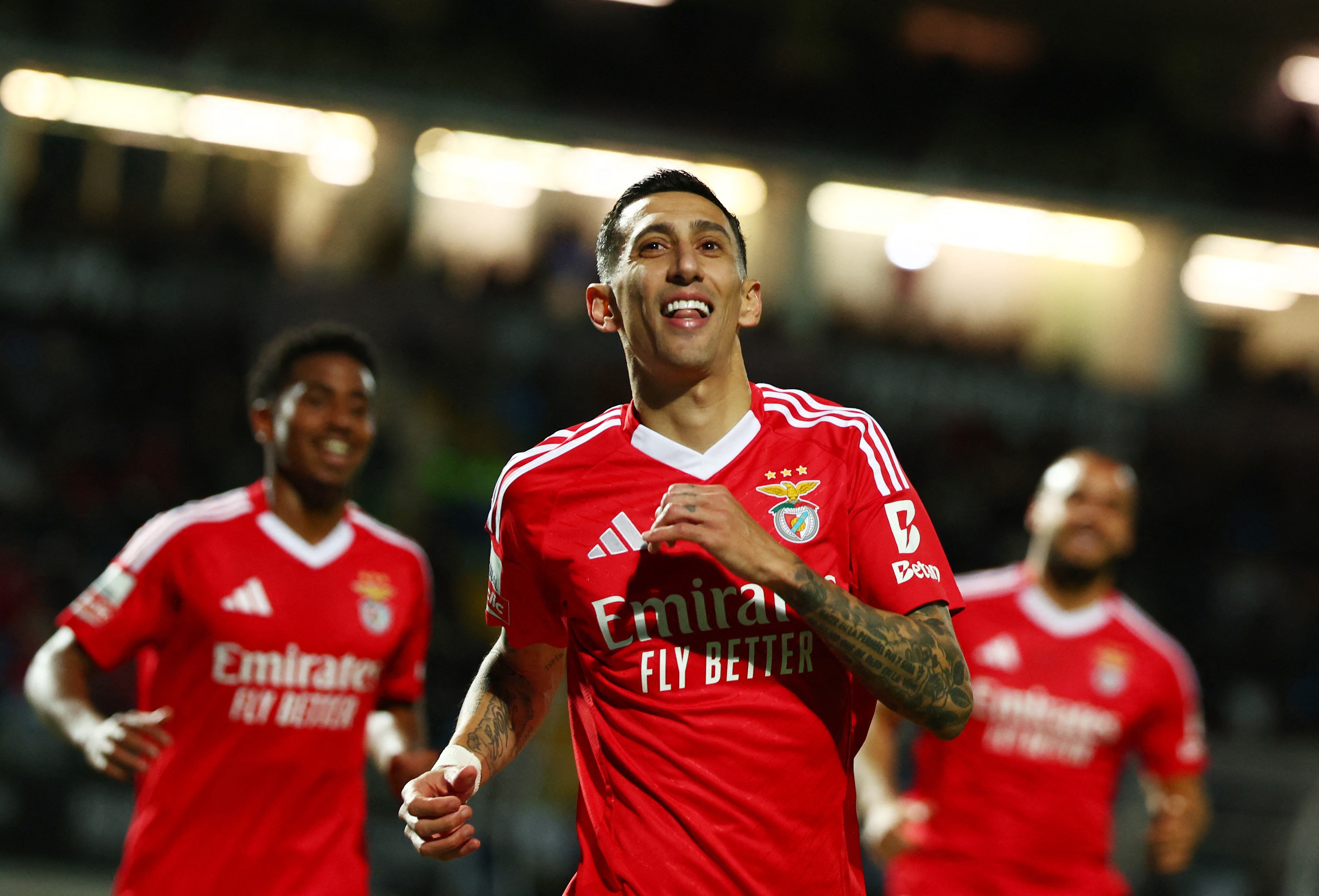 Angel Di Maria Benfica sourire