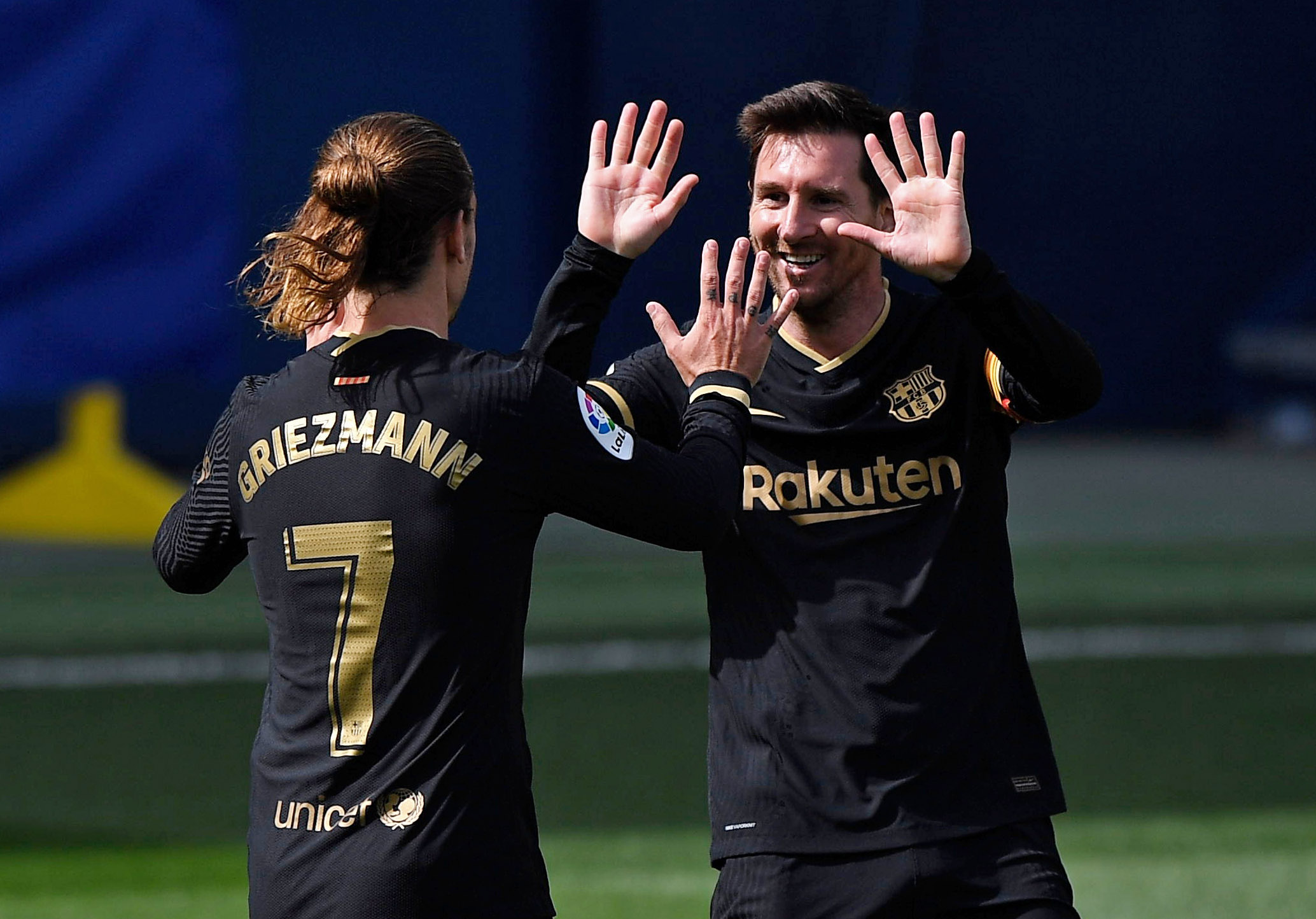 Antoine Griezmann et Lionel Messi