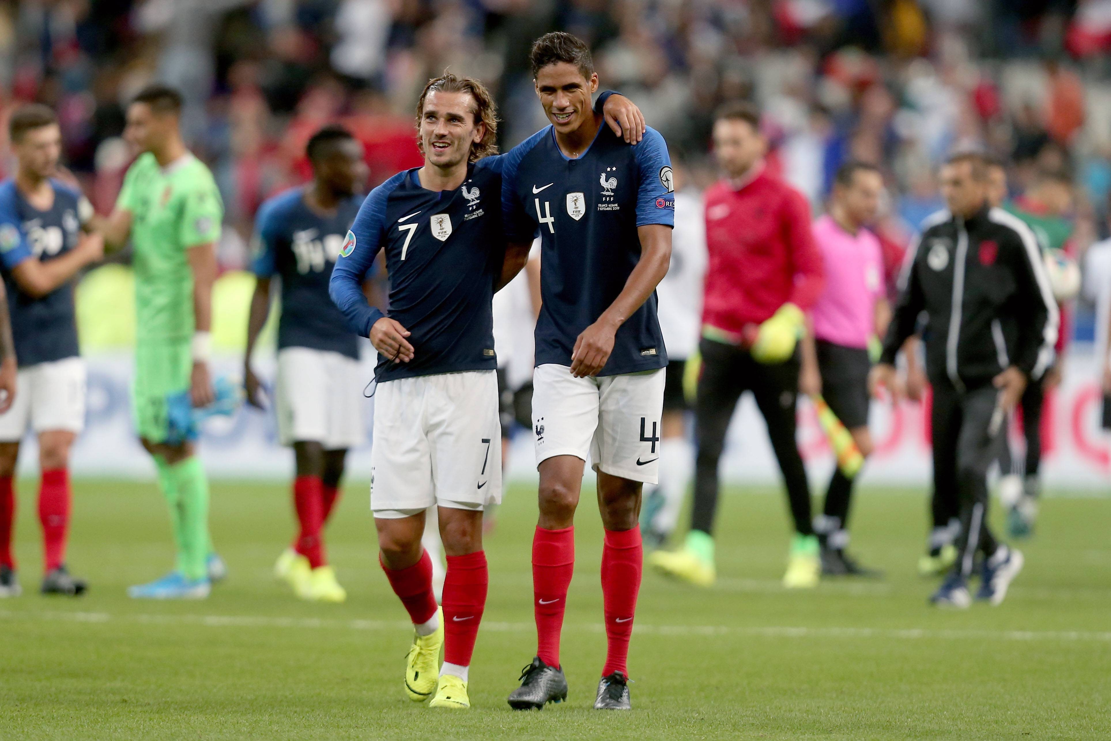 Antoine Griezmann et Raphaël Varane