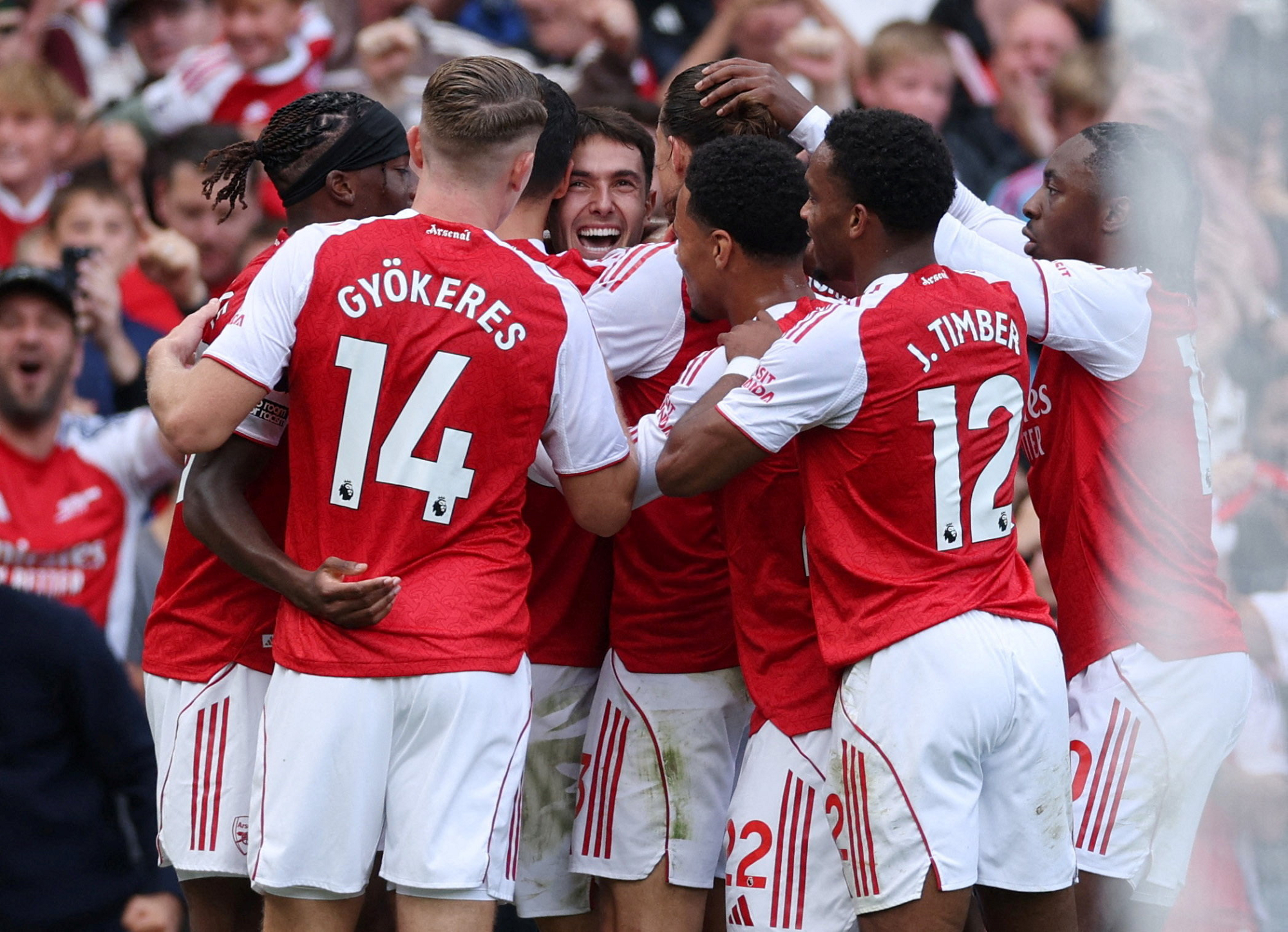 Arsenal celebrate