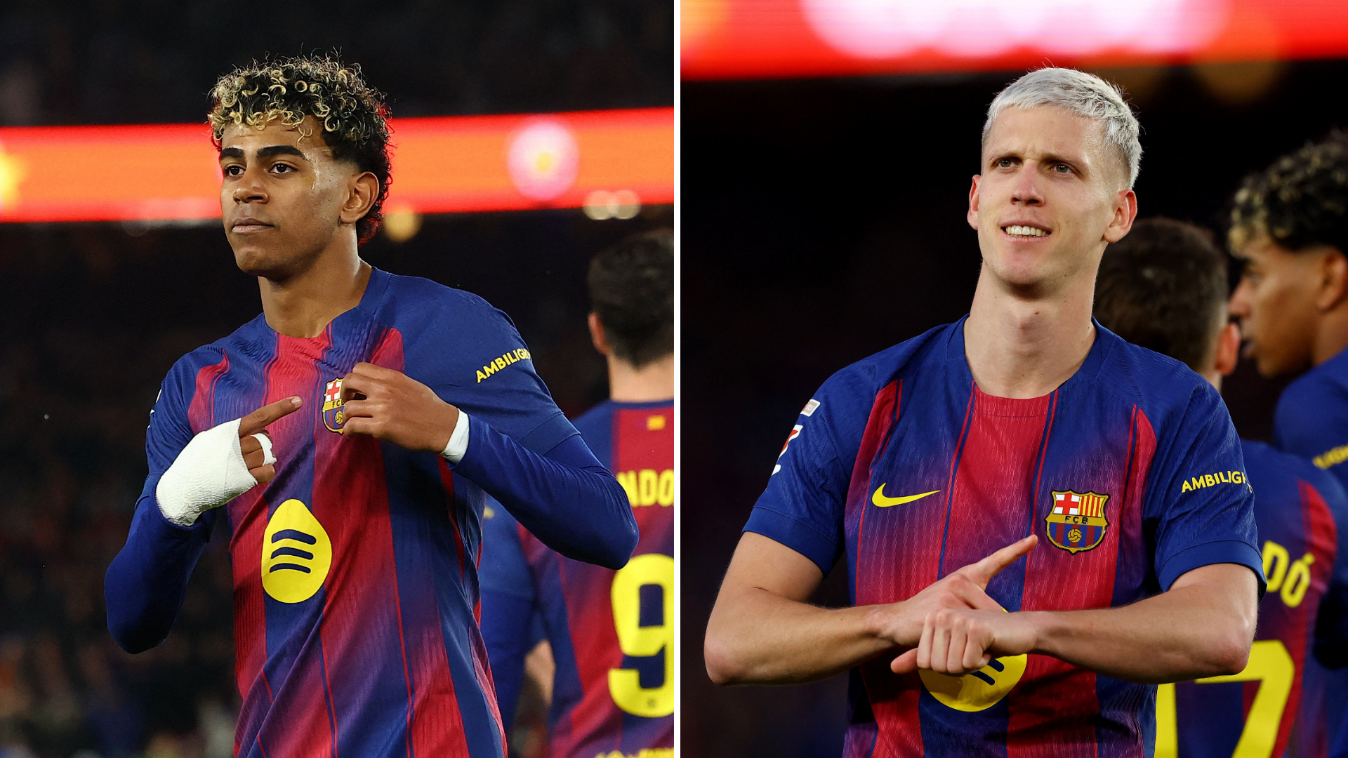 Barcelona - Lamine - Dani Olmo