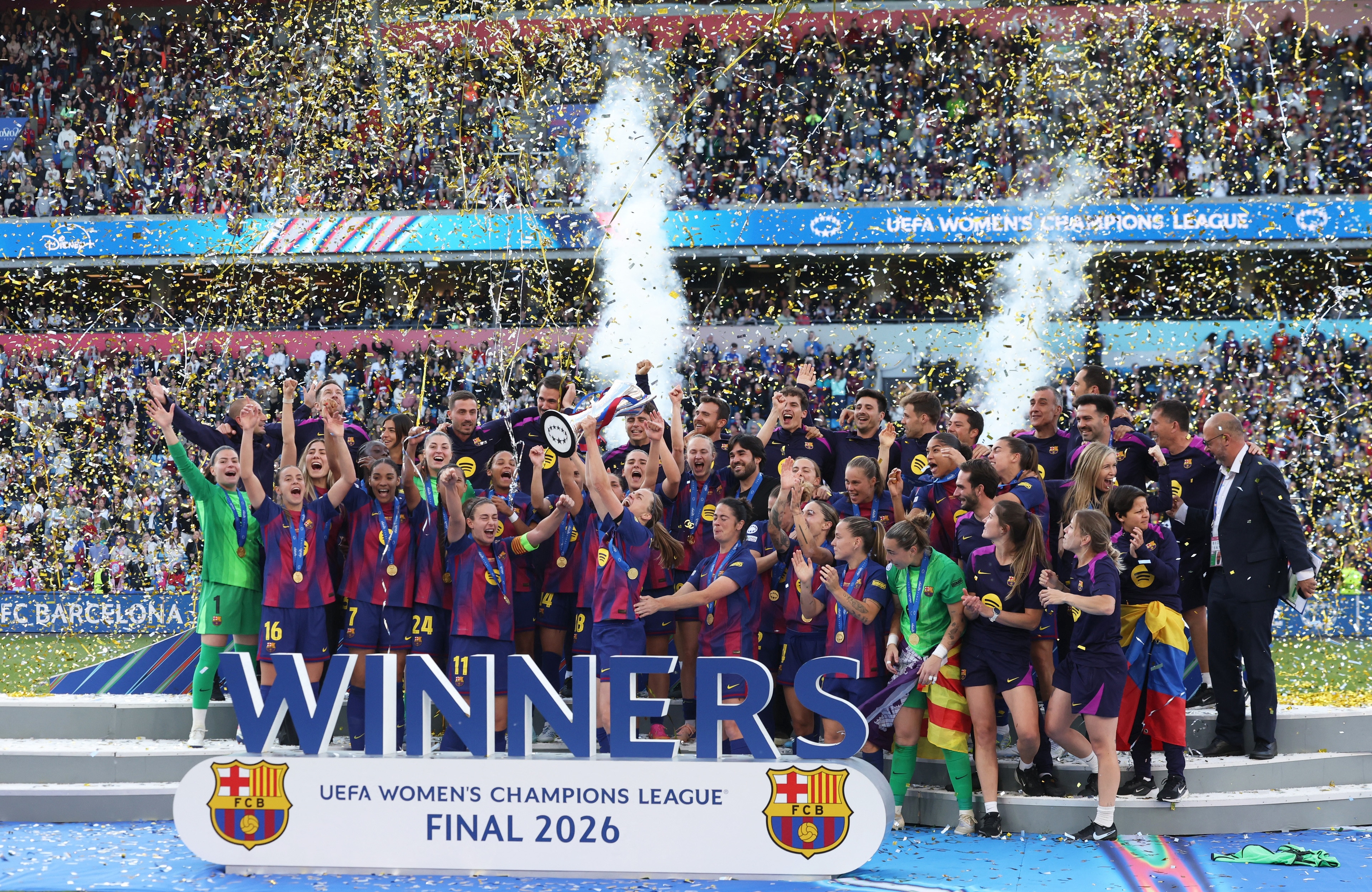 Barcelona Femenil Campeon de Europa