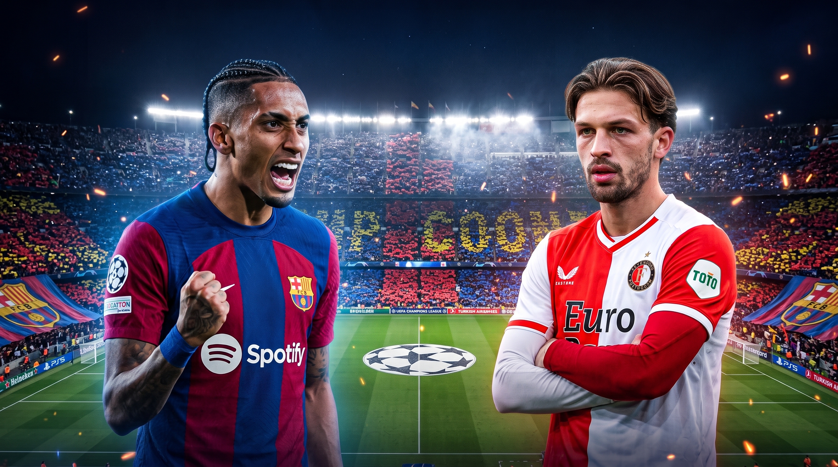 Barcelona vs Feyenoord