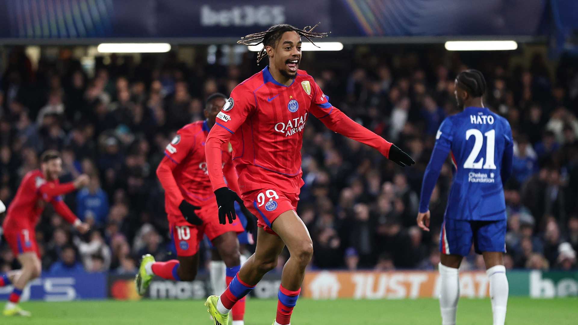 Barcola Chelsea vs PSG