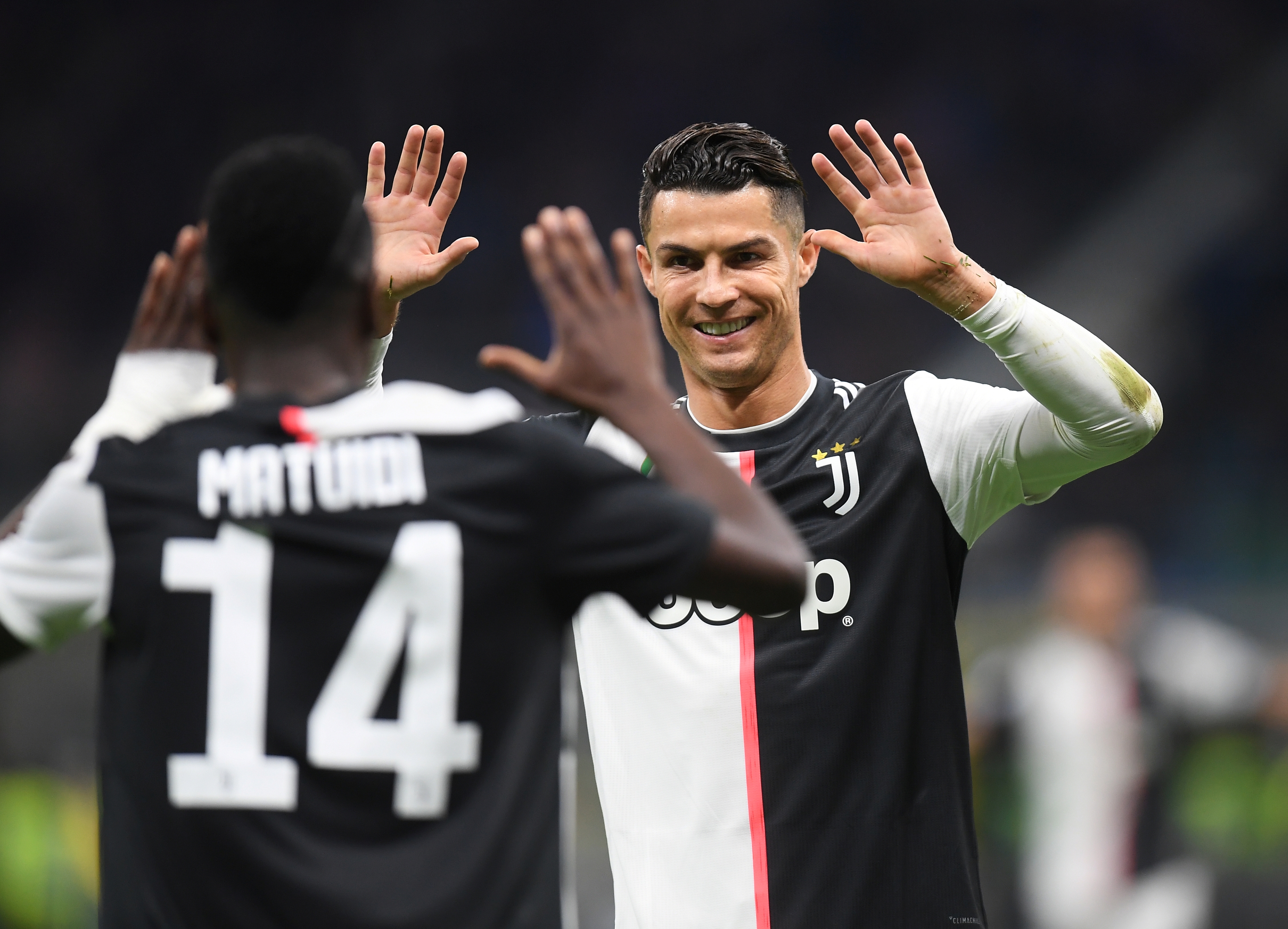 Blaise Matuidi et Cristiano Ronaldo