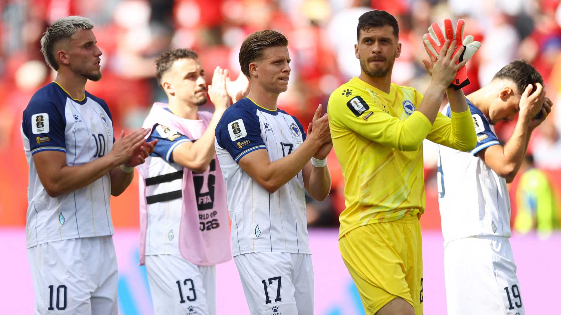 Bosnia players