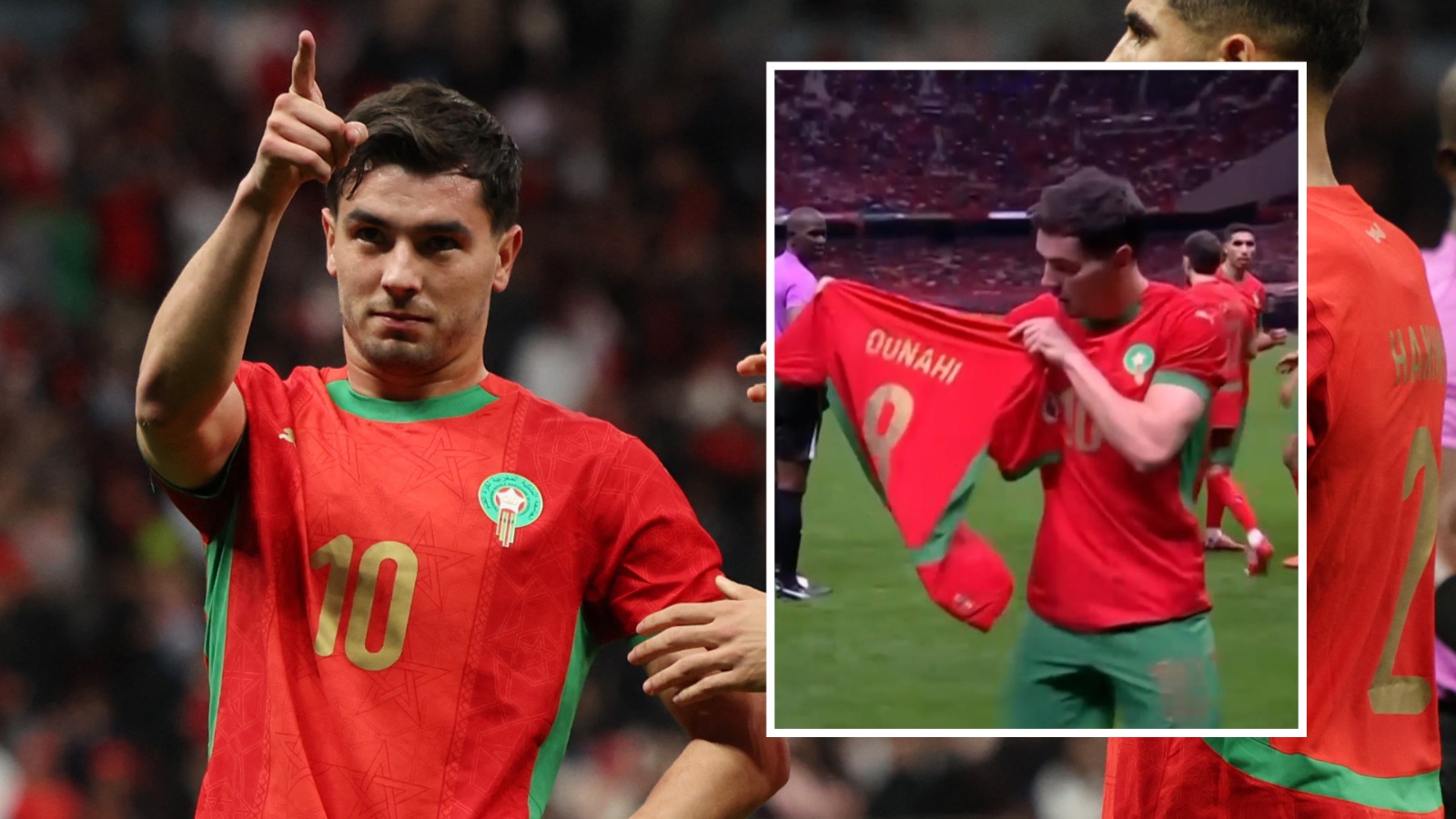 Brahim Díaz y el emotivo festejo