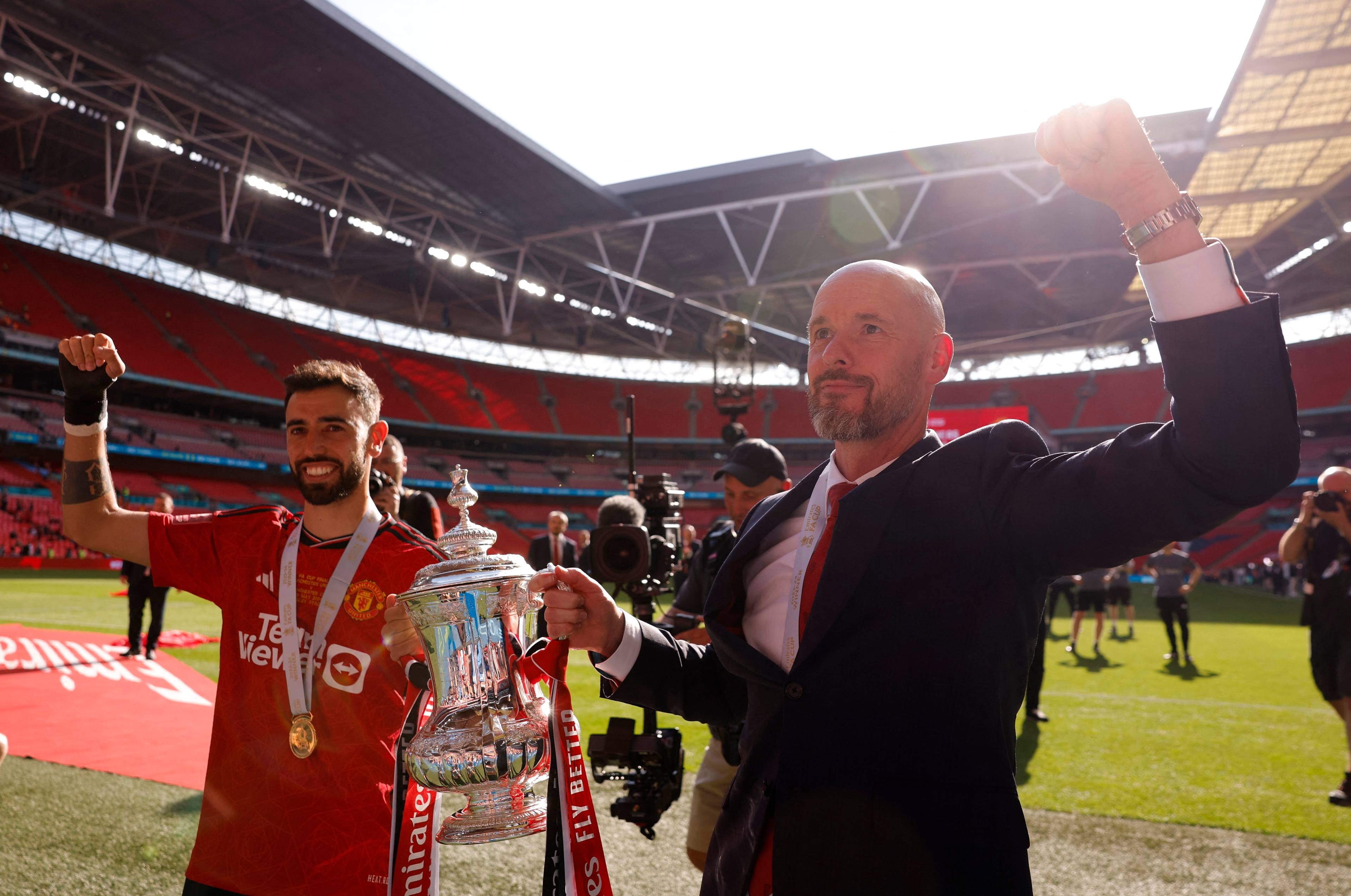 Bruno Fernandes Erik ten Hag FA Cup