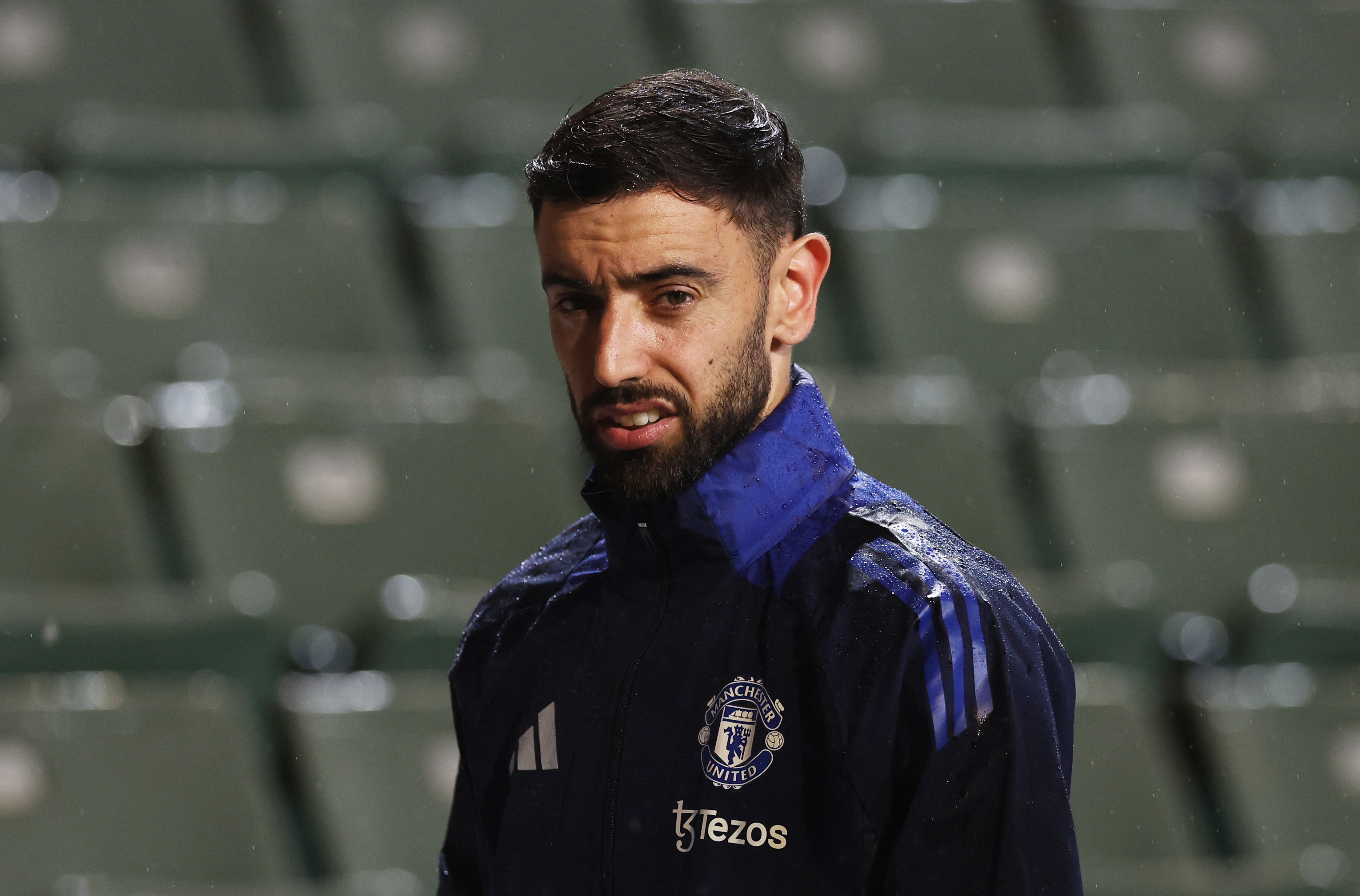 Bruno Fernandes grimace