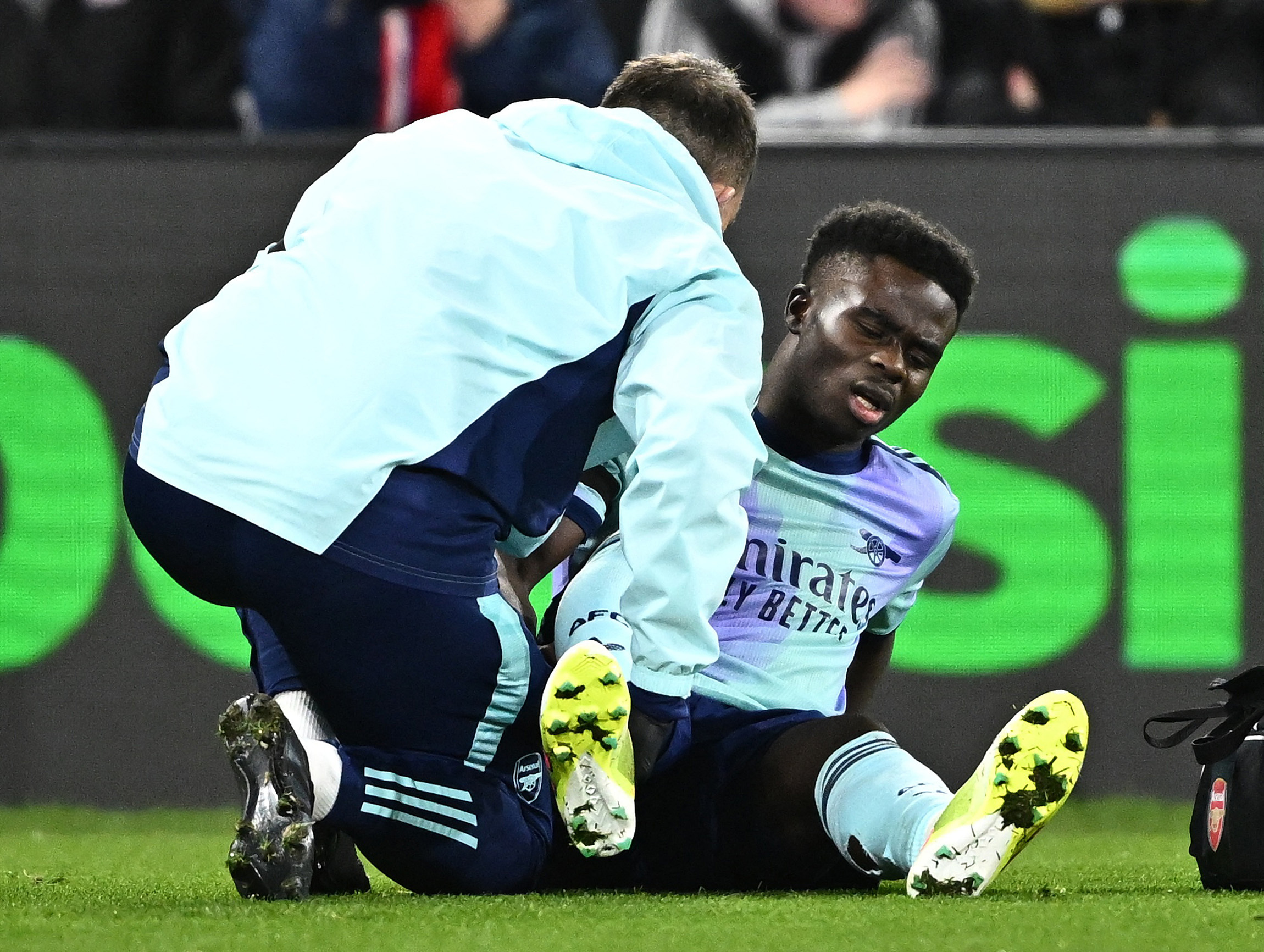 Bukayo Saka blessure Crystal Palace