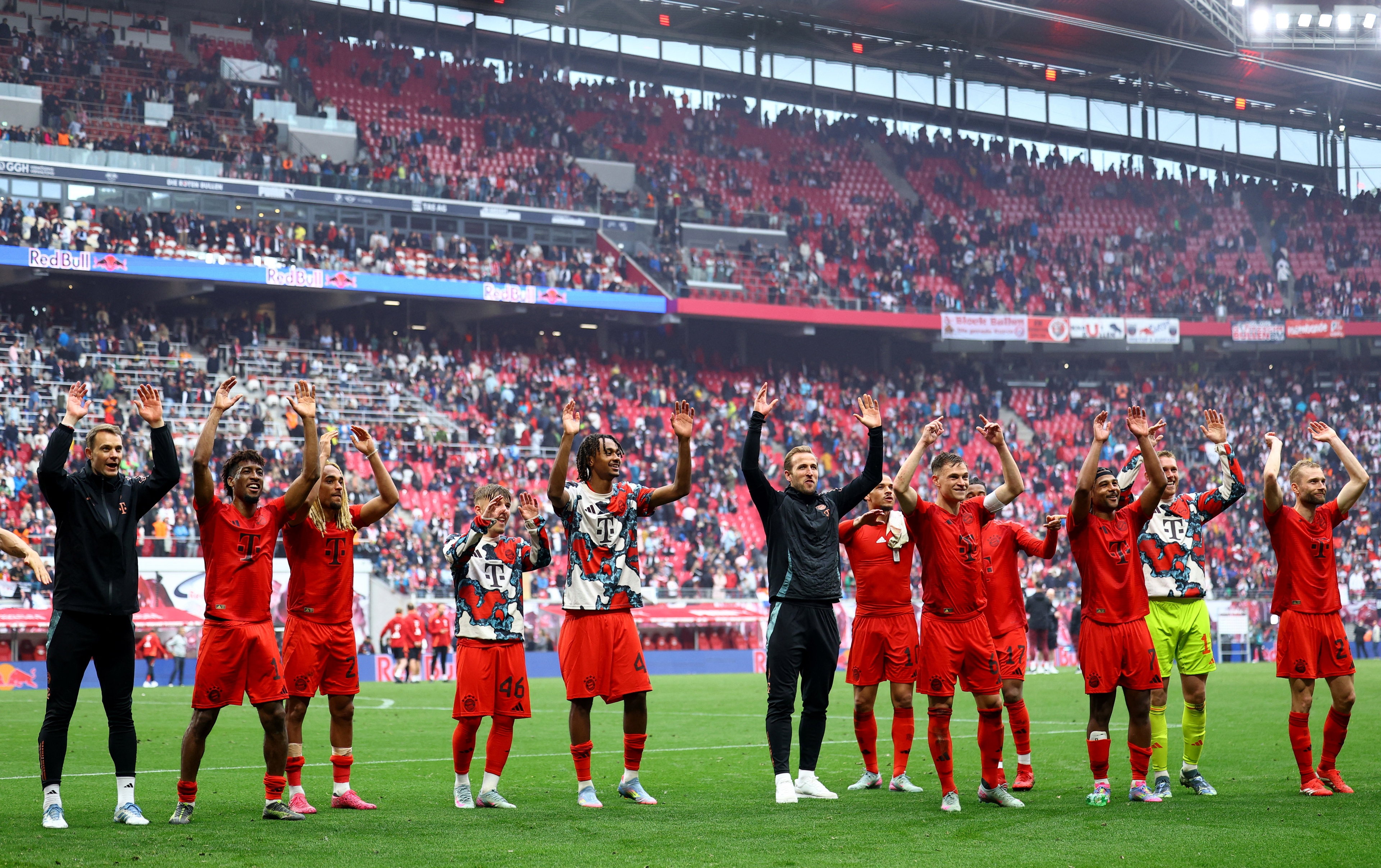 Célébrations joueurs Bayern