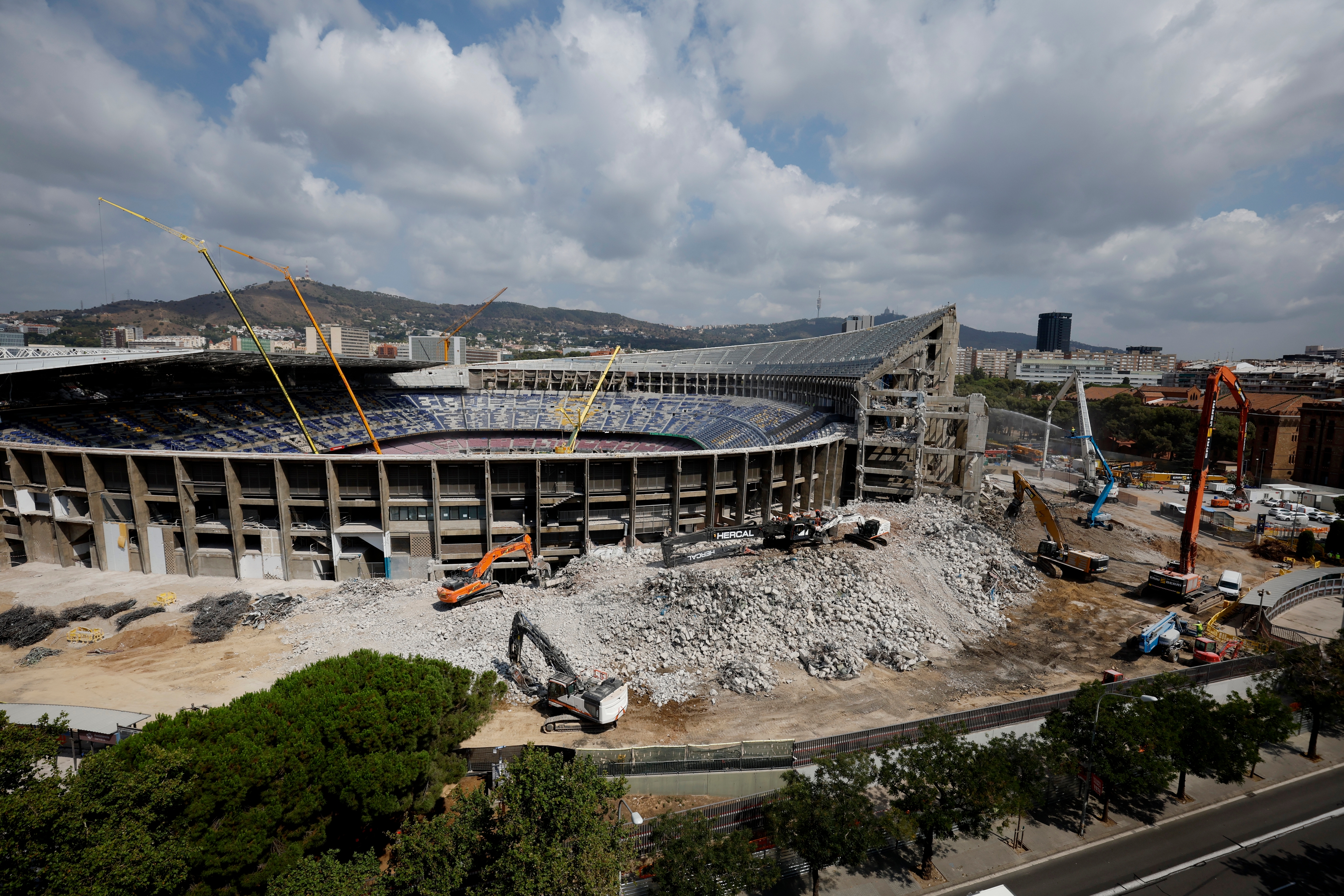 Camp Nou travaux rénovation