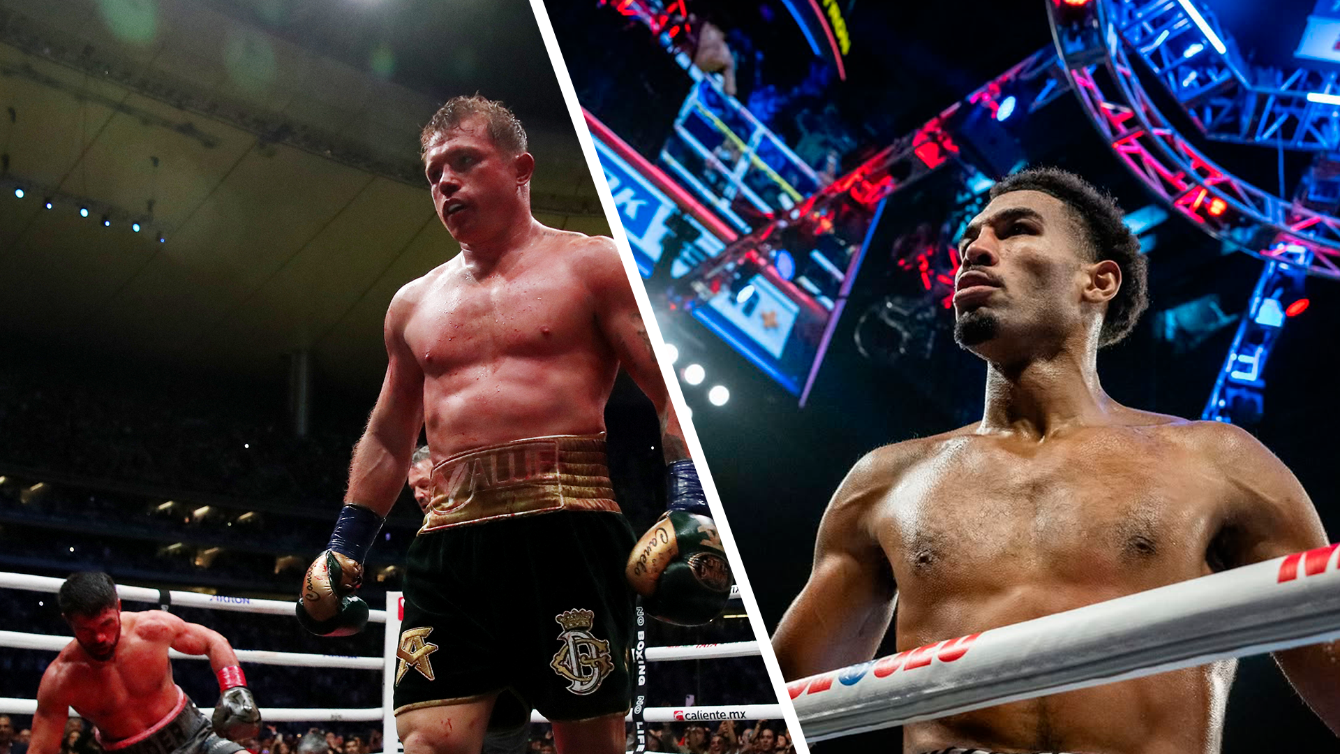 Canelo Álvarez and Osleys Iglesias