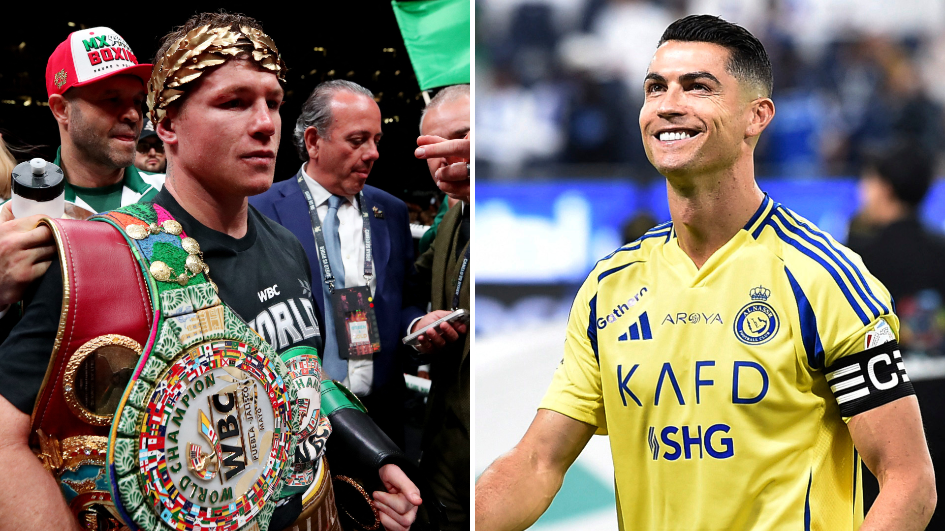 Canelo Álvarez y Cristiano Ronaldo