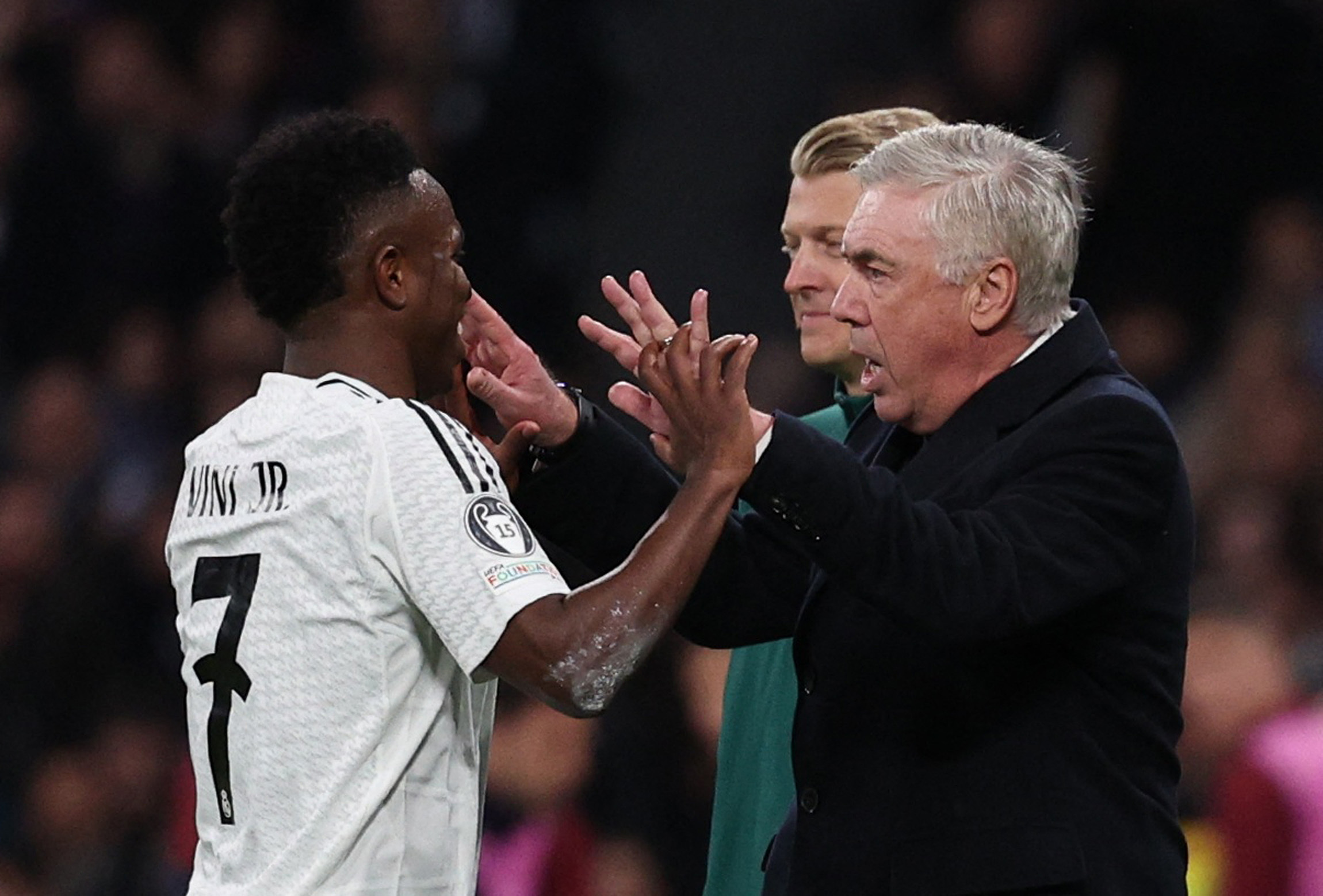 Carlo Ancelotti et Vinicius