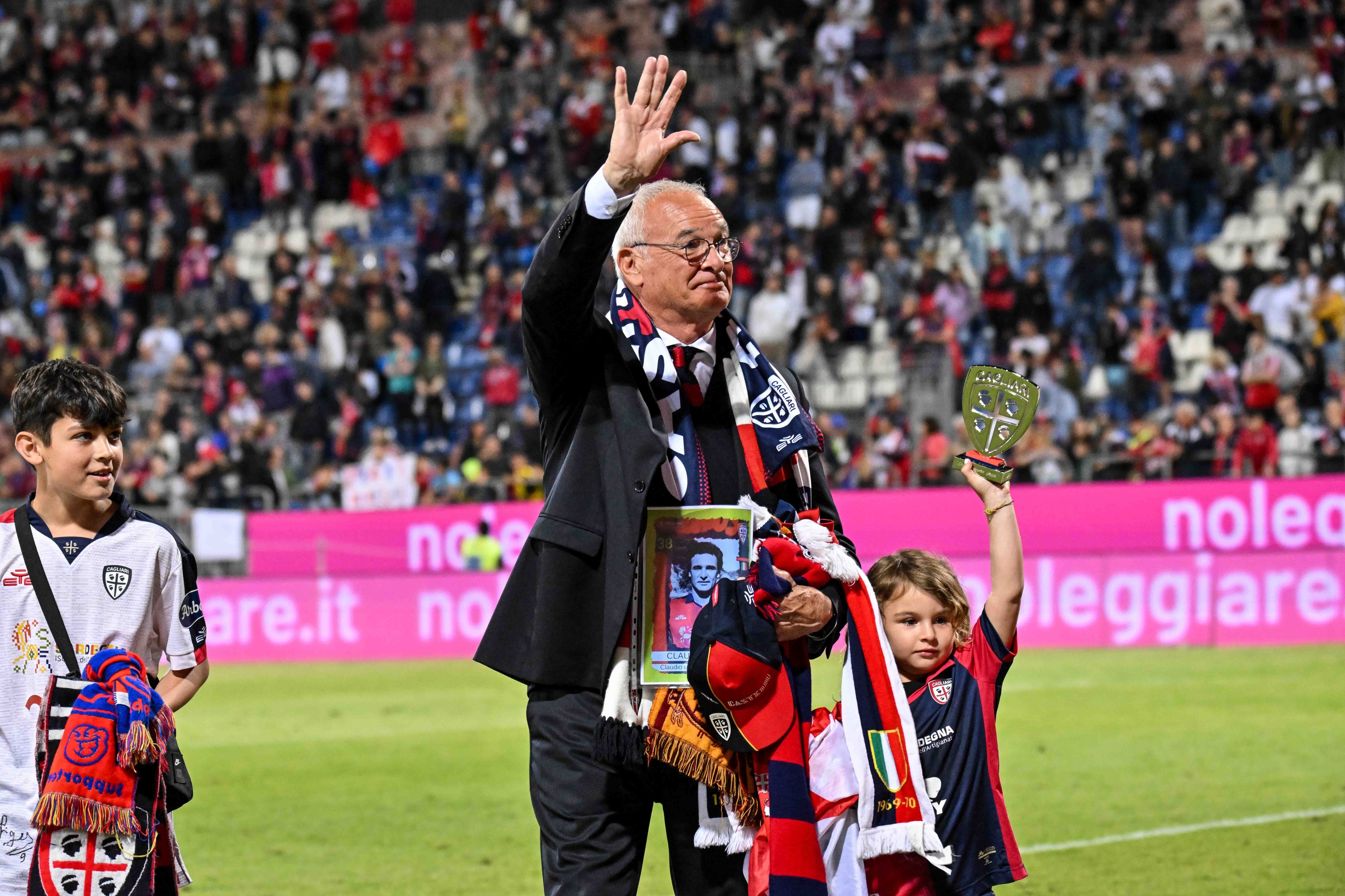 Claudio Ranieri fait ses adieux à Cagliari