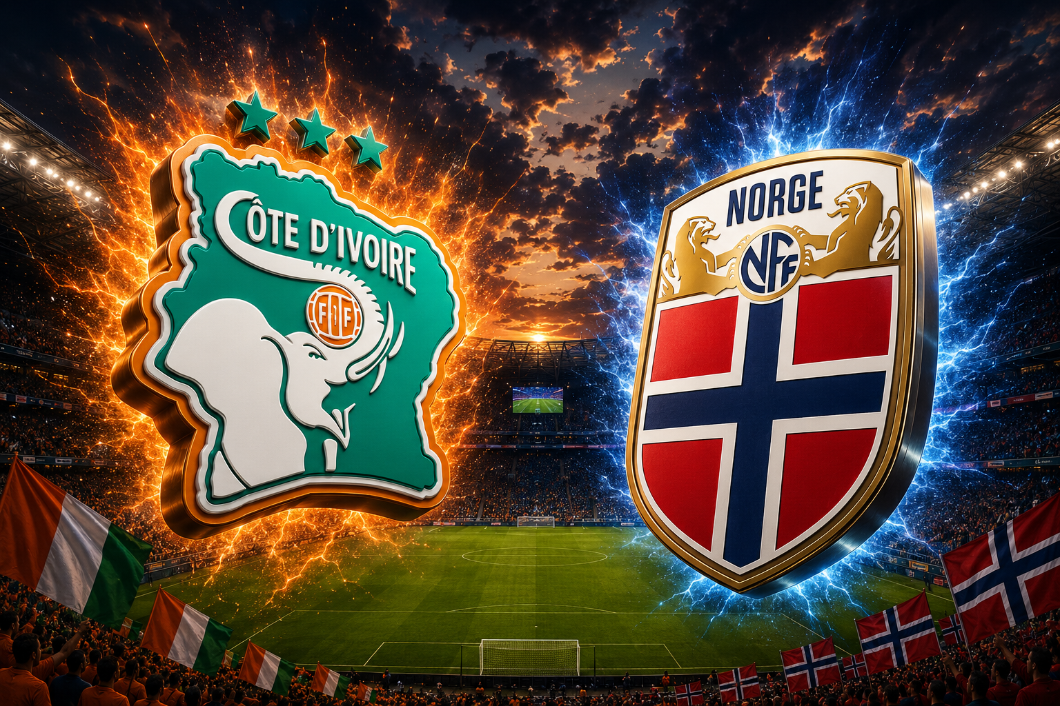 Costa de Marfil vs Noruega